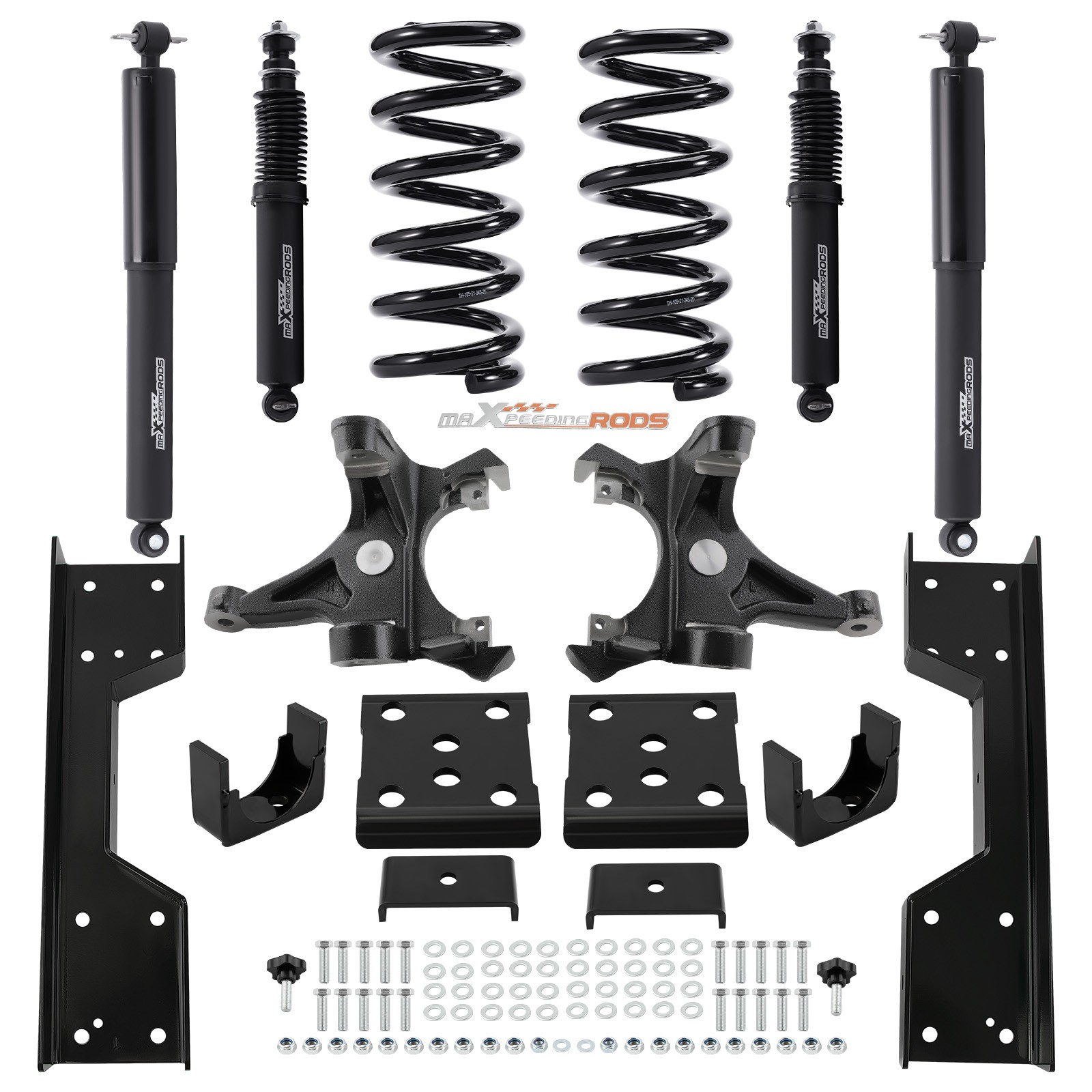 4/6" Drop Suspension Kit For Chevy Silverado Gmc Sierra C1500 1988-98 V8