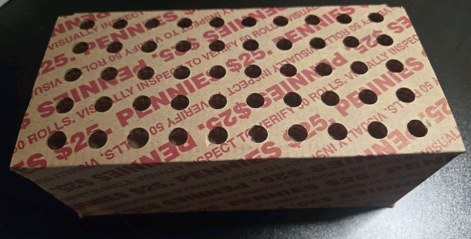 2025 D LINCOLN PENNY CENTS SEALED $25 BOX - 50 ROLLS (2500 PCS) BU/UNC+++