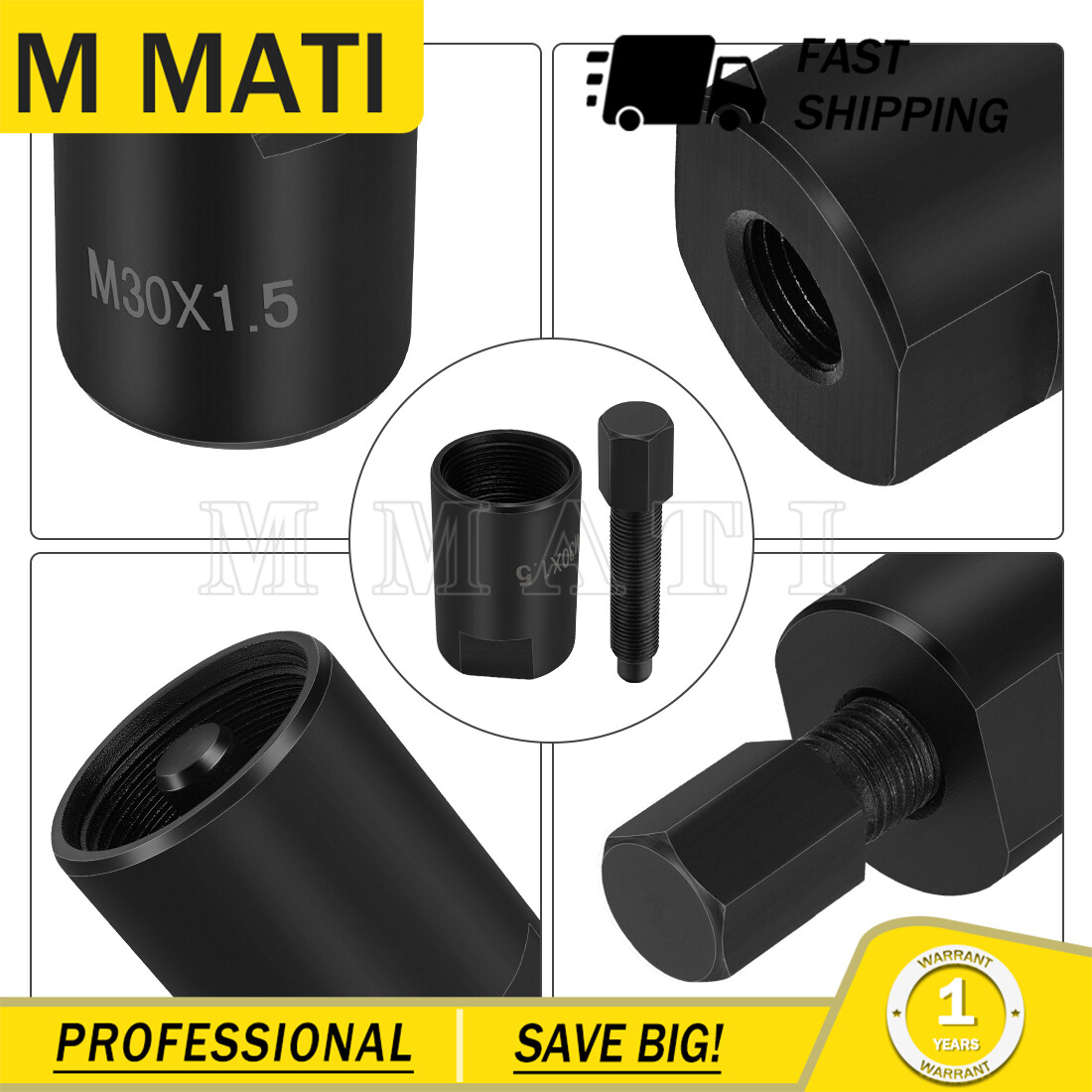 30mm x 1.5mm RH Female Flywheel Puller For Kawasaki KLF300 Bayou 300 1986-2004