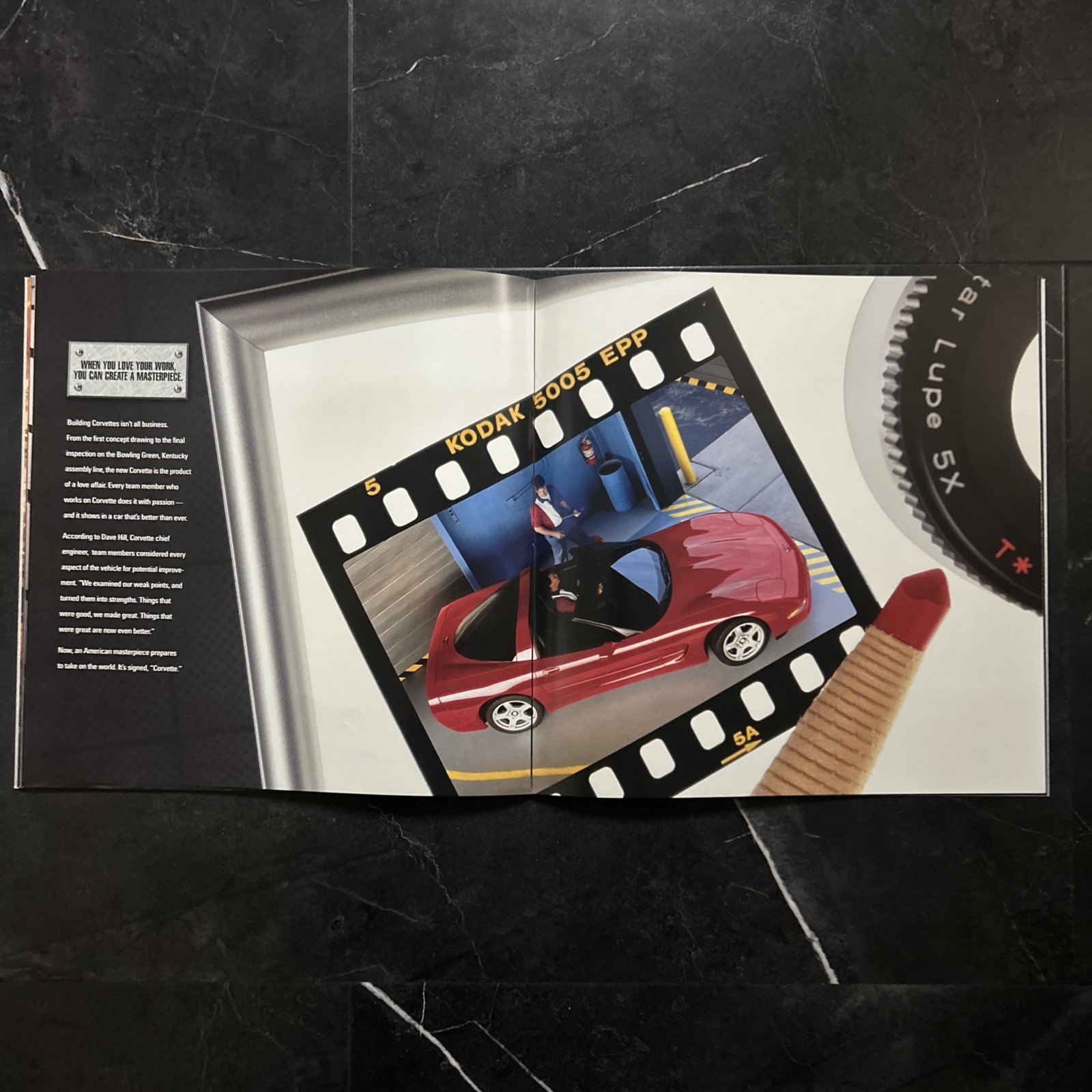 1997 ORIGINAL Chevrolet C5 Corvette Dealer Deluxe Sales Brochure Printed Dec. 96