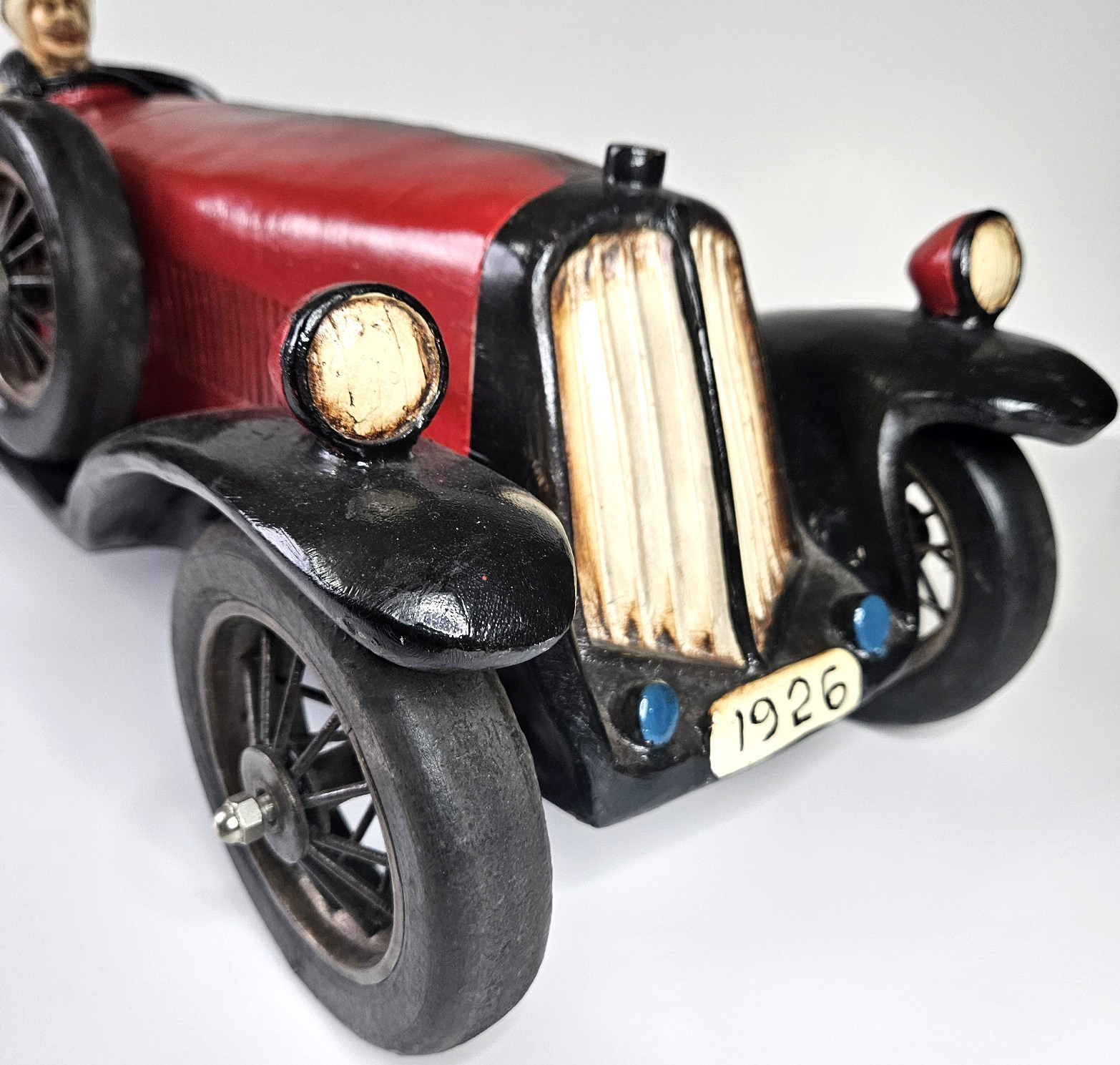 Vintage Classic Antique 1926 Roadster Wooden Replica Allan Agohob