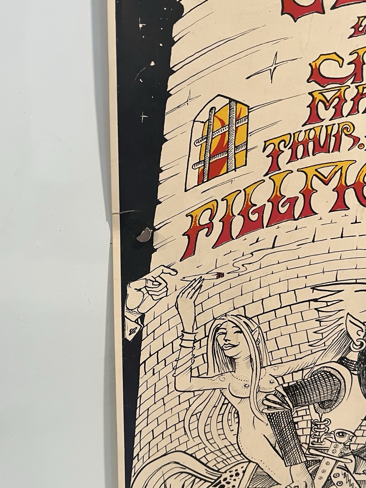 FLEETWOOD MAC STEPPENWOLF FILLMORE concert poster 1970 BILL GRAHAM 21x28 BG270