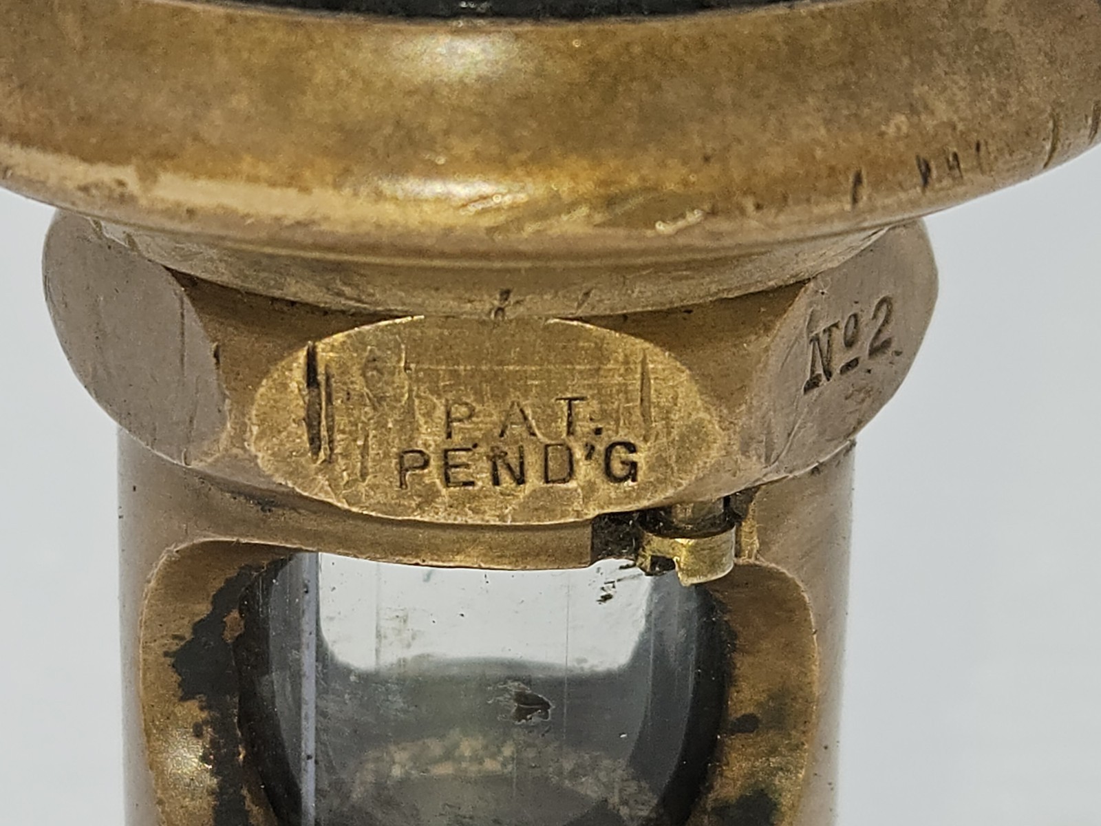 EARLY style Lunkenheimer PARAGON No 2 Cylinder Oiler Lubricator Hit Miss Engine