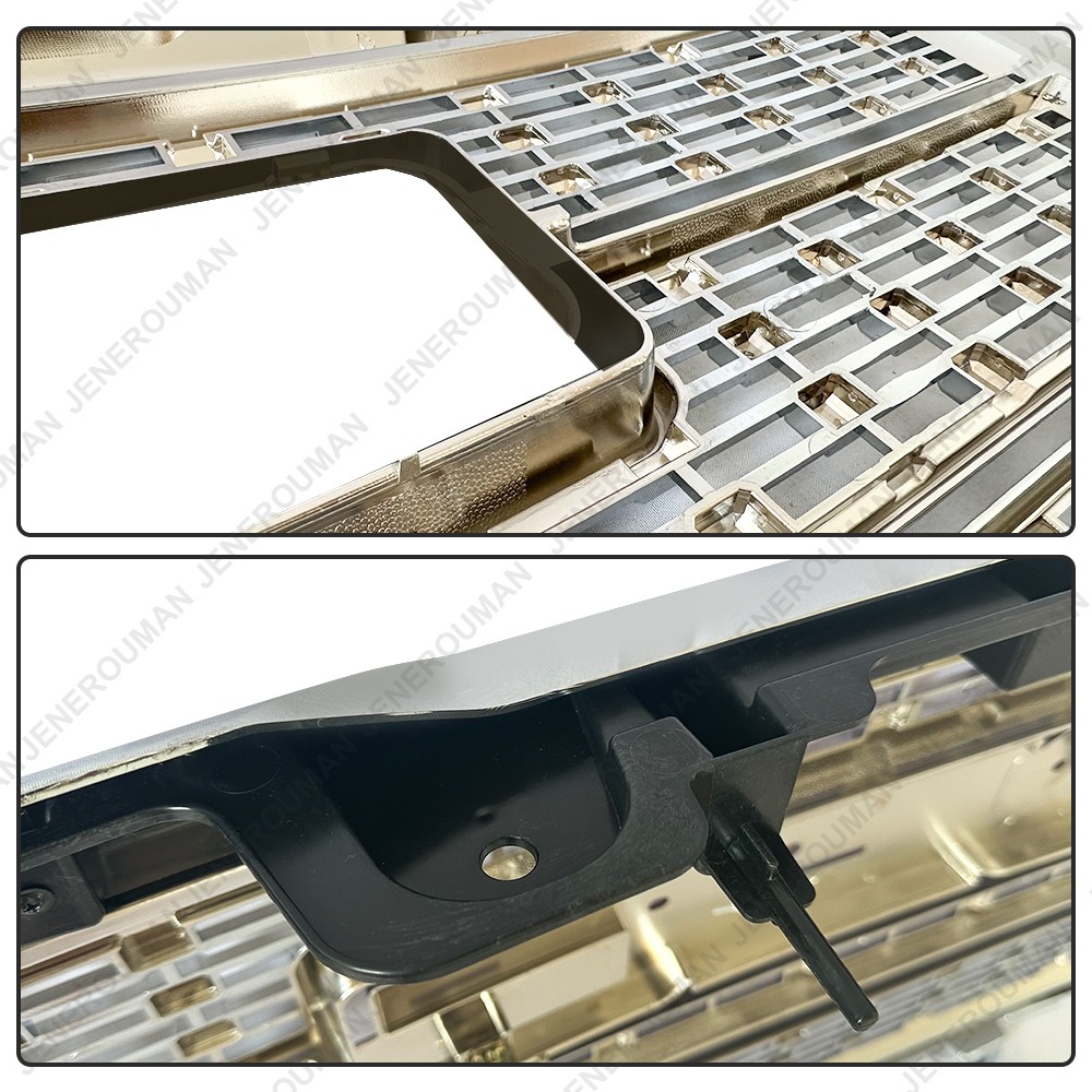 Chromed Grille For 2016-2018 GMC Sierra 1500 Base SLE Front Bumper Upper Grill