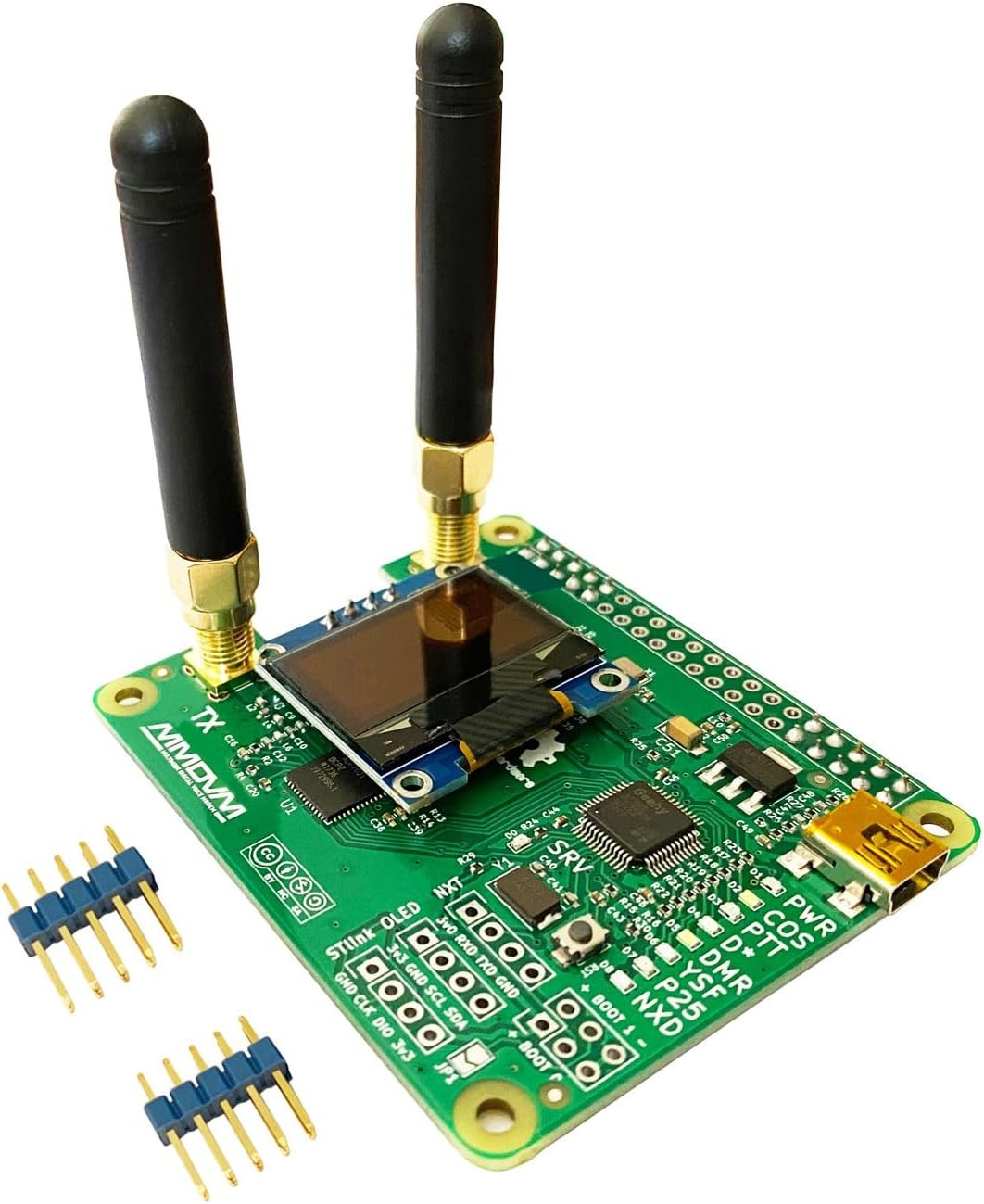 NEW Duplex MMDVM Hotspot P25 DMR YSF for Raspberry Pi + Antenna Revision 1.3