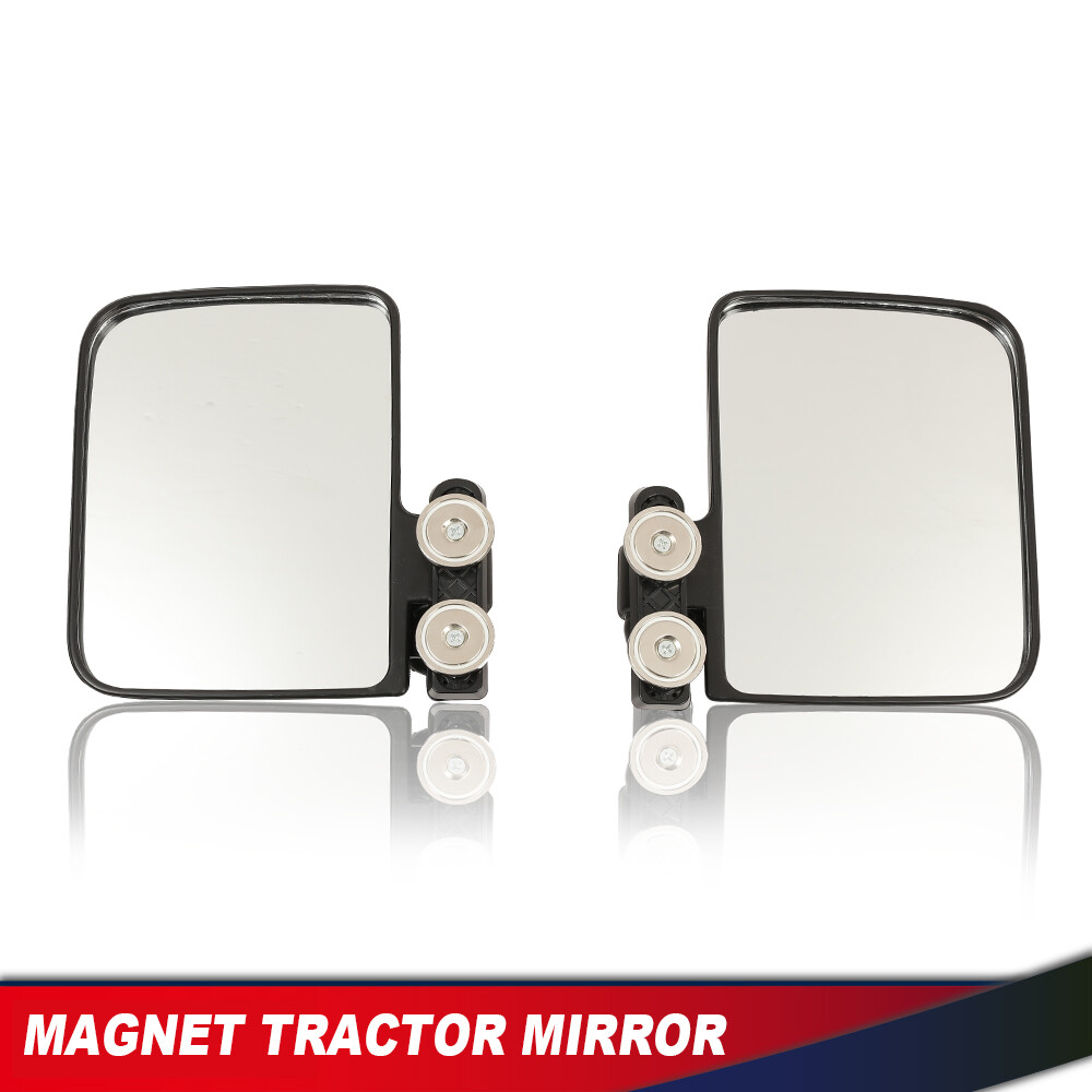 Pair 228lb Rated Magnetic Mirror Tractor View Mirrors For Kubota John Deere 2PCS