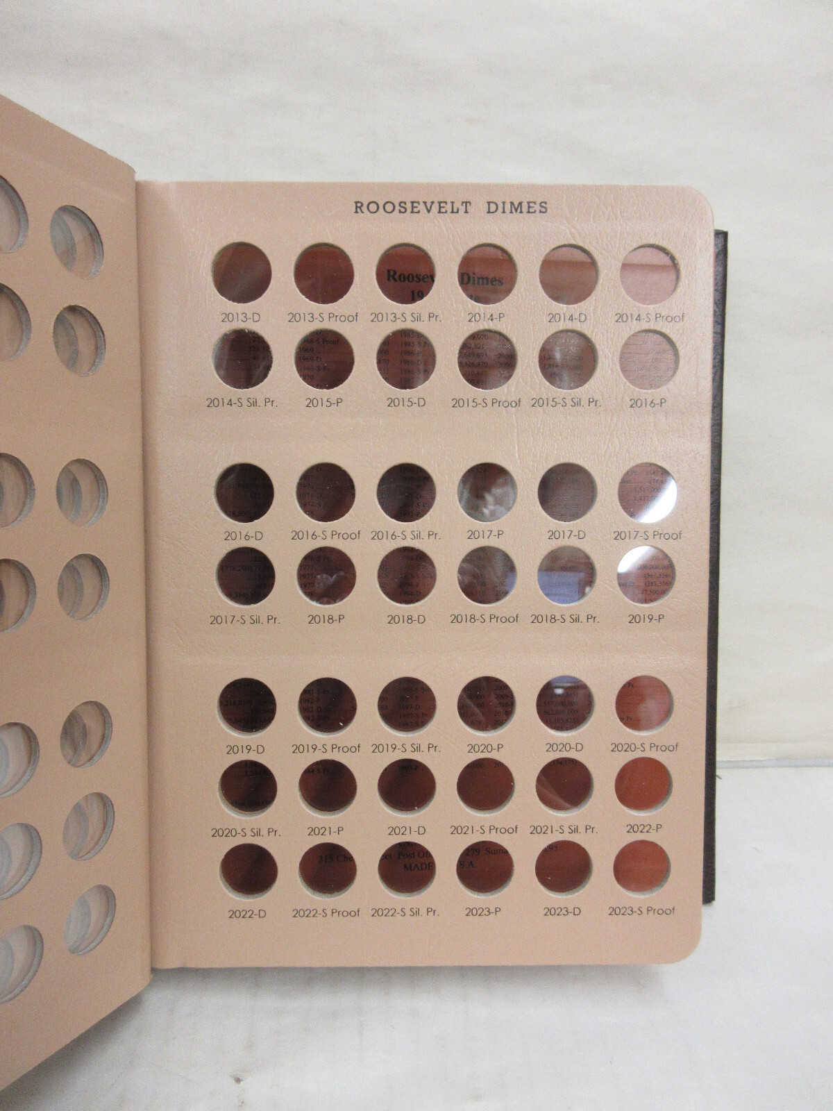 Dansco Coin Album #8125 Roosevelt Dimes 1946-Date w/ Proof Issues NEW SEALED