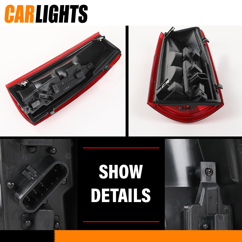 Set of 2 Tail Light Fit For 88-98 Chevy K1500 Silverado LH & RH w/ Bulb