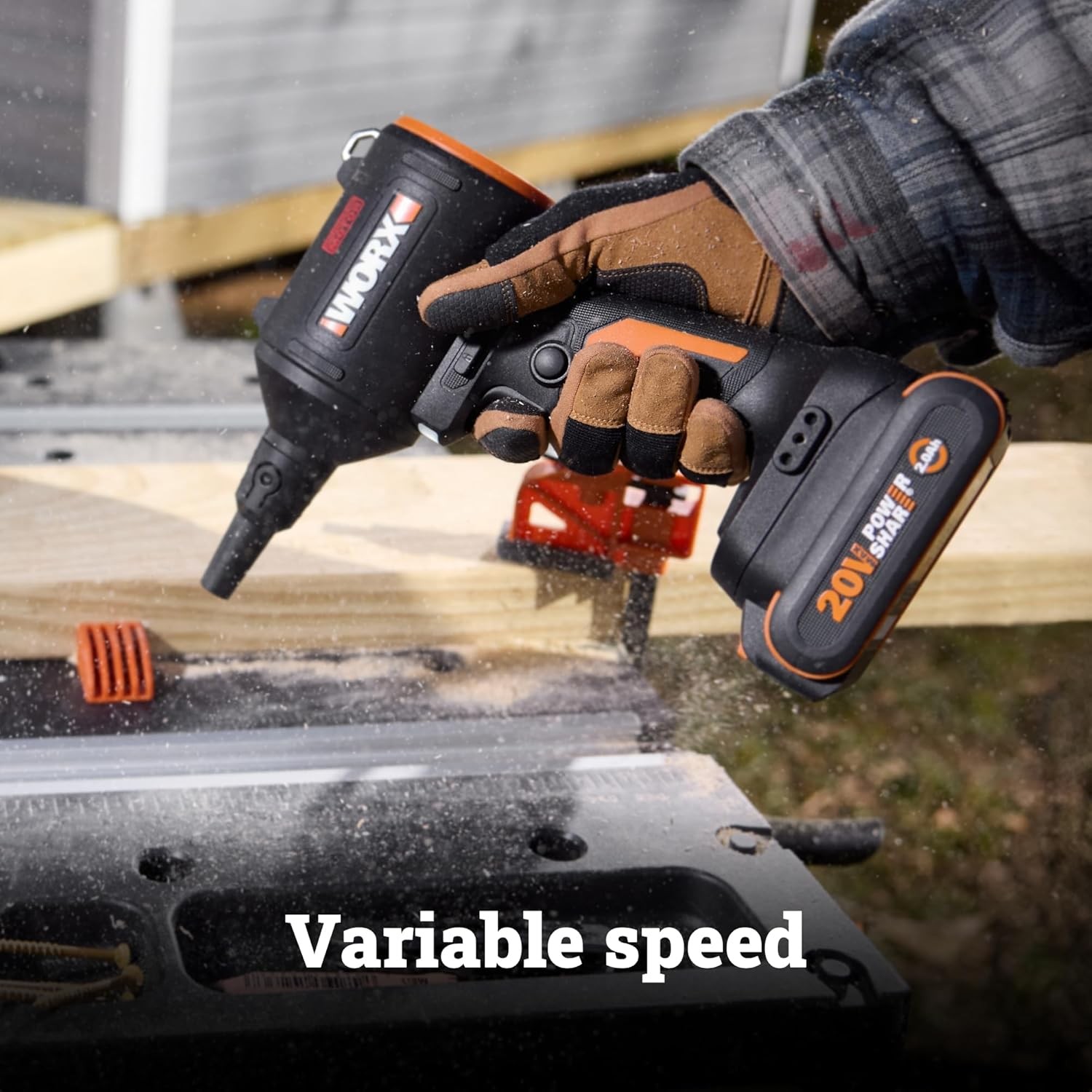 Worx Nitro WX099L 20V Power Share Duster, Inflator and Shop Blower – Battery &