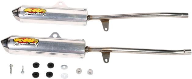 FMF Powercore 2 Silencers for Yamaha Banshee with FMF Fatty Pipes