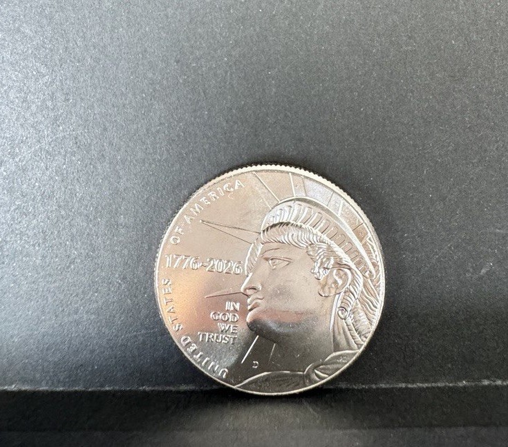 1776-2026 D Liberty Semiquincentennial Half Dollar, UNCIRCULATED, ON HAND