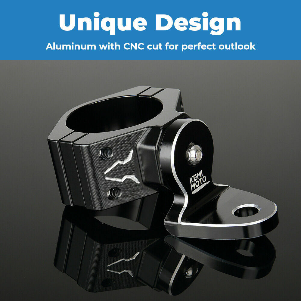 CNC Whip Light Flag Mount 1.75"-2" Adjustable Bracket for Can Am X3 RZR XP 1000