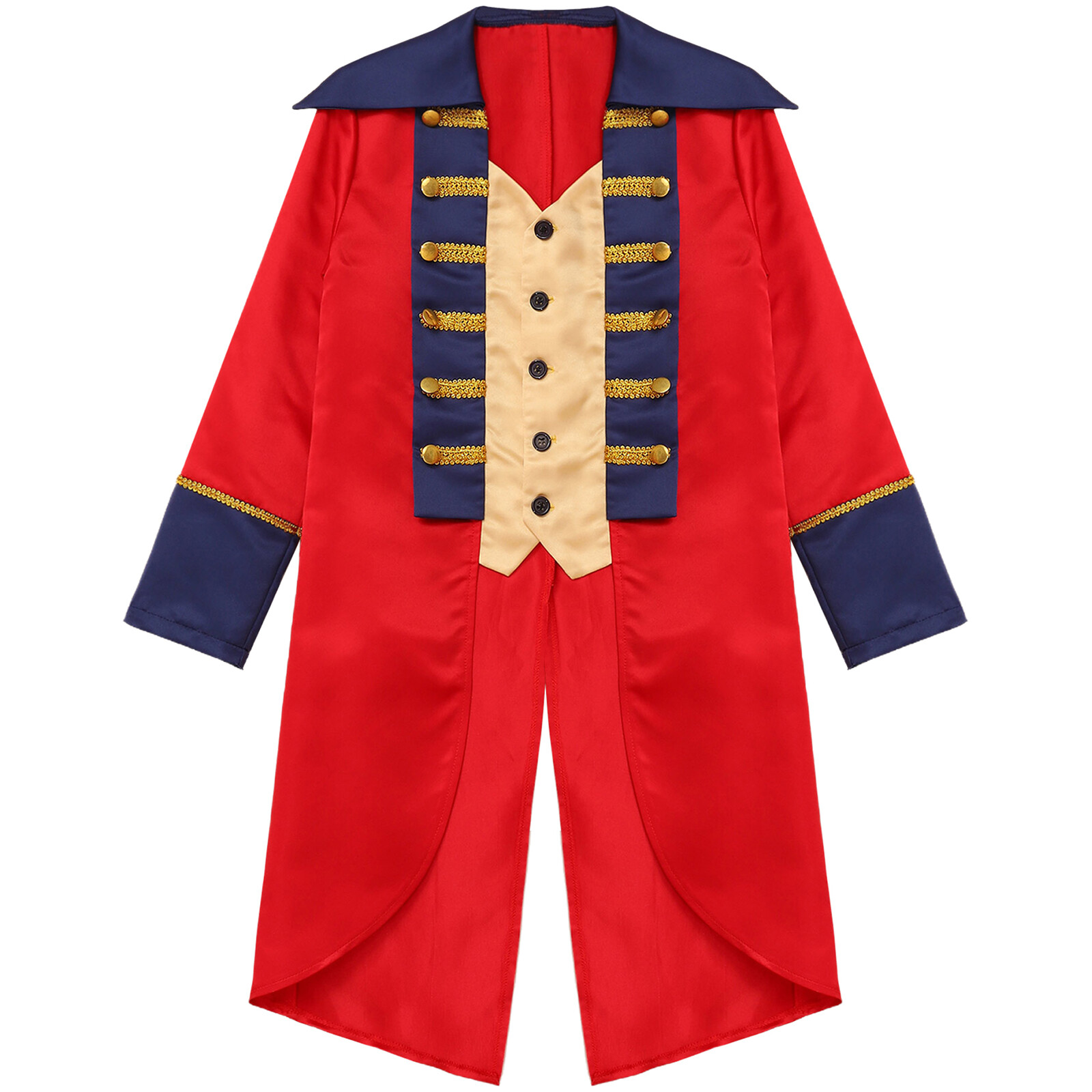 Steampunk Tailcoat Jacket British Coat Colonial Patriot Revolutionary Outfit