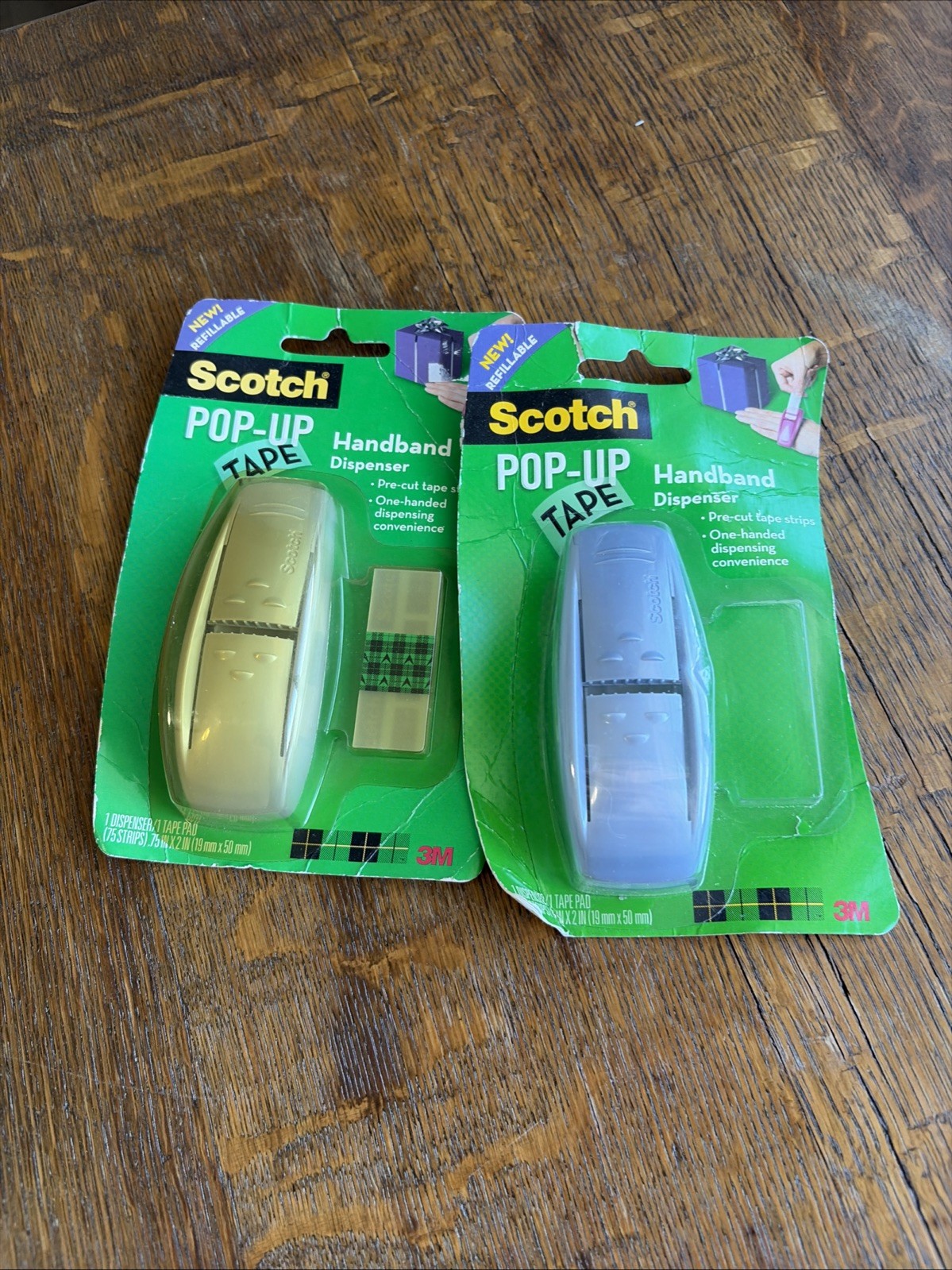 Scotch Pop-Up Tape Handband Dispenser Gray - 50-strips