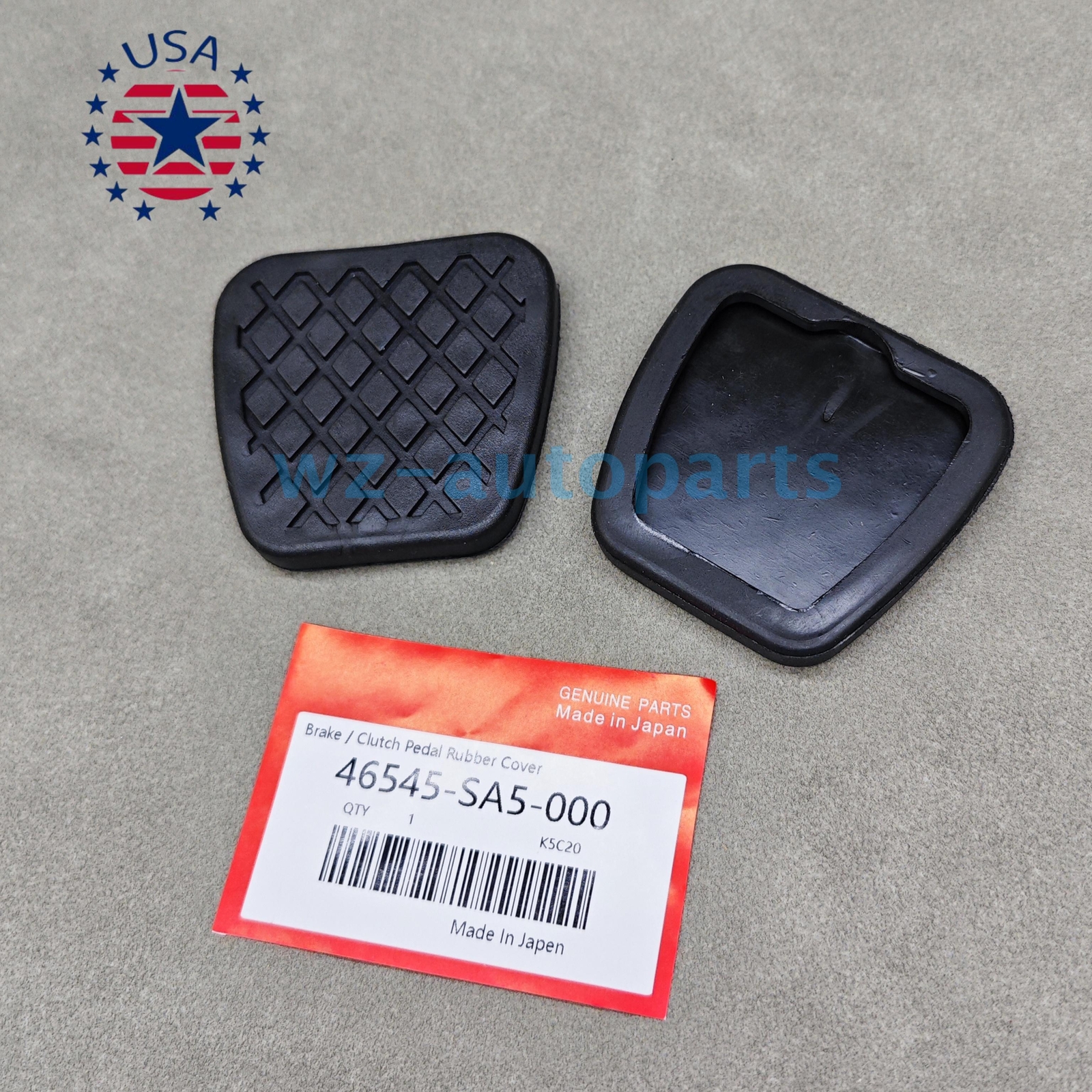 OEM 2× Brake Clutch Pedal Rubber Cover Pads Fits Honda Civic Accord Acura USA