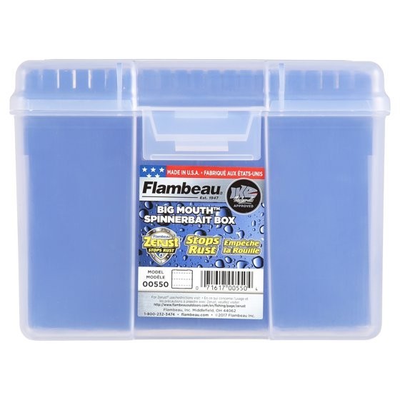 Outdoors, 550 Large Big Mouth Spinnerbait Box, Utility Box, 1 Piece, Plastic