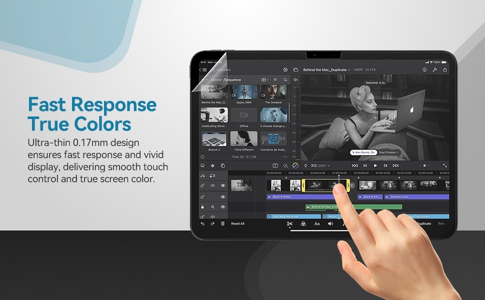 Penstudio Paper-Feel Screen Protector for iPad Air 4/5 & iPad Pro 11” 1/2/3/4