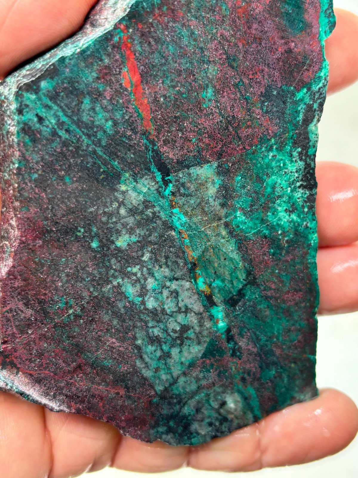 Chrysocolla Cuprite Slab Cabbing Lapidary Collecting Combo Ship Avail