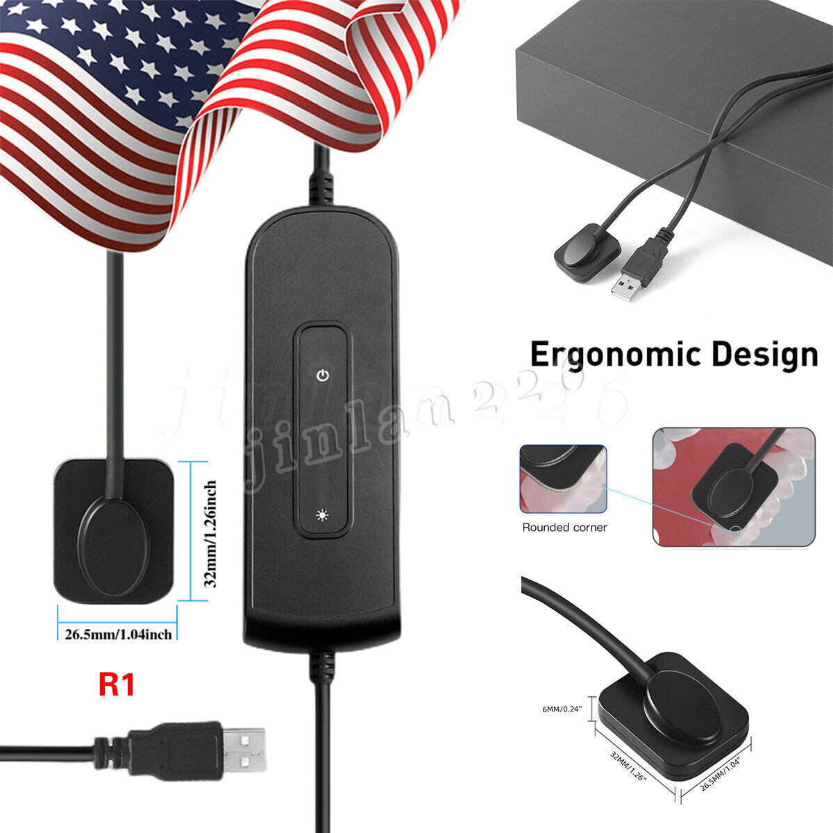 Woodpeckr Style Dental ray X Imaging System RVG Digital Ray X Sensor Size #1.0