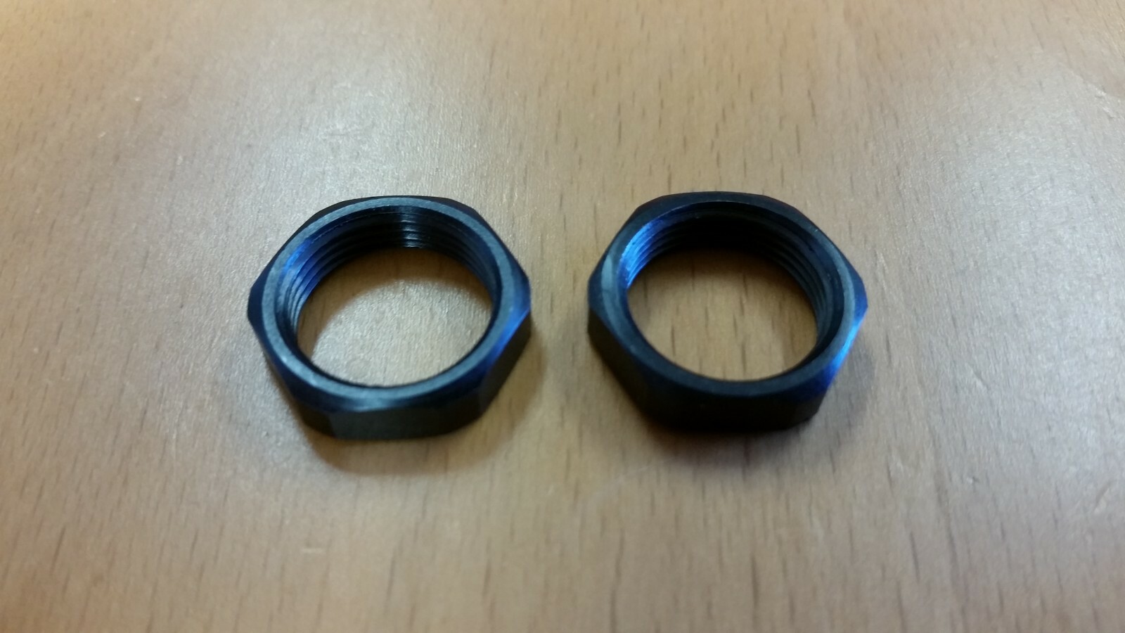 5/8" x 24 Hex Jam Nut Black Oxide 2 per package Made in USA! #3001