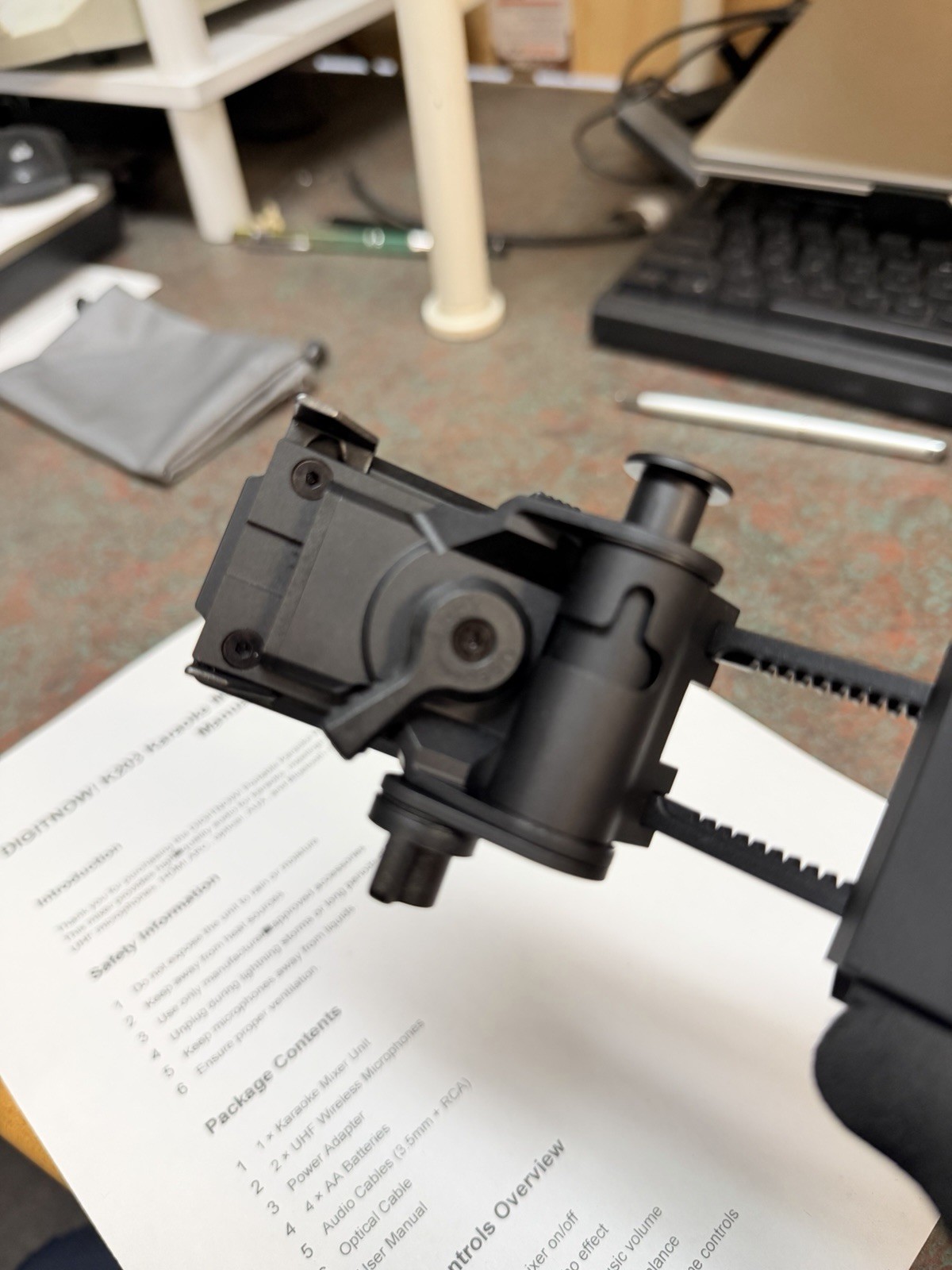 Night Vision Googgles NVG Mount L4G24,Black Metal Helmet Mount CNC PVS