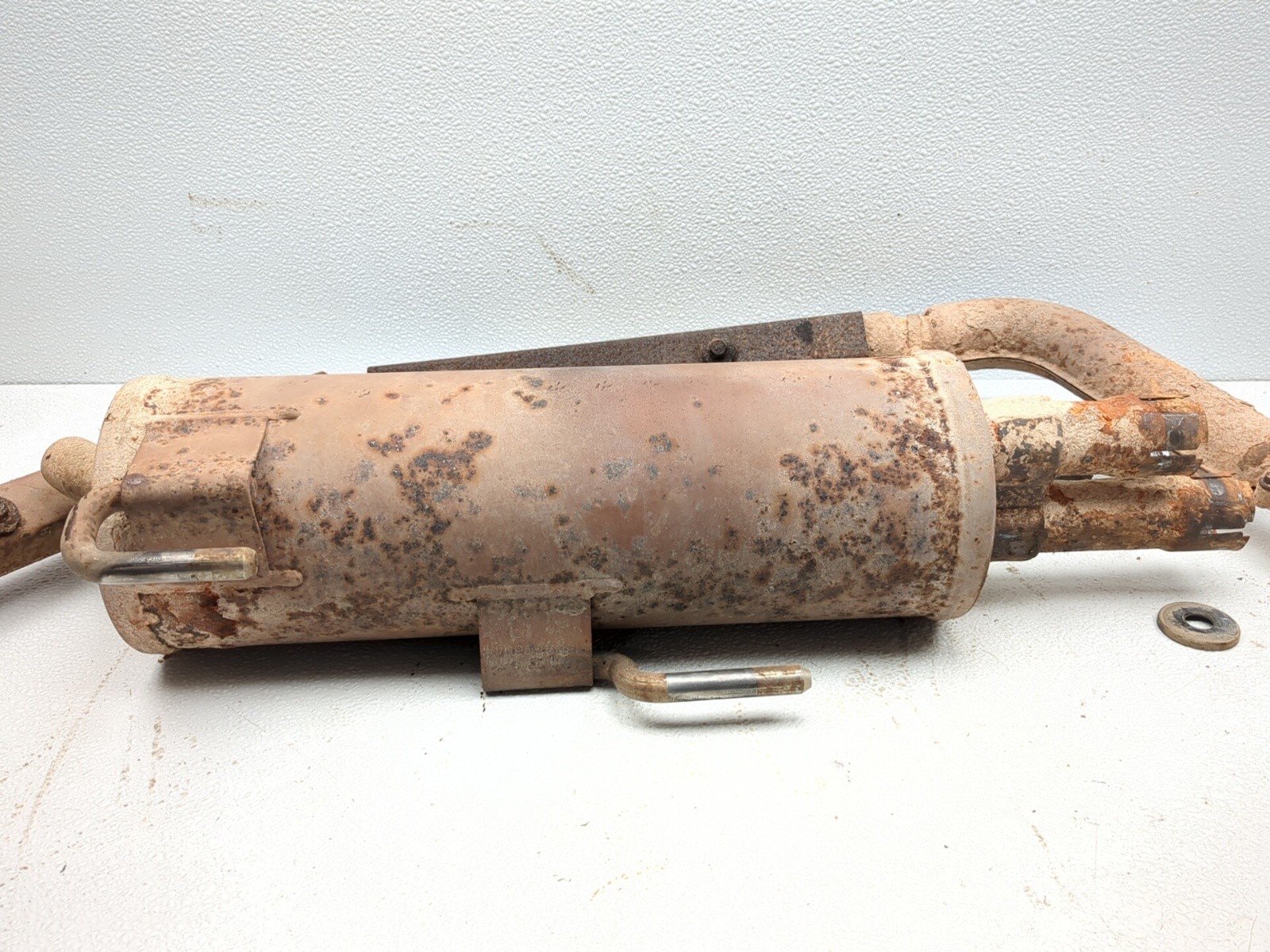 08-13 Kawasaki Teryx KRF 750 Rear Muffler & Header Pipes Exhaust System Can