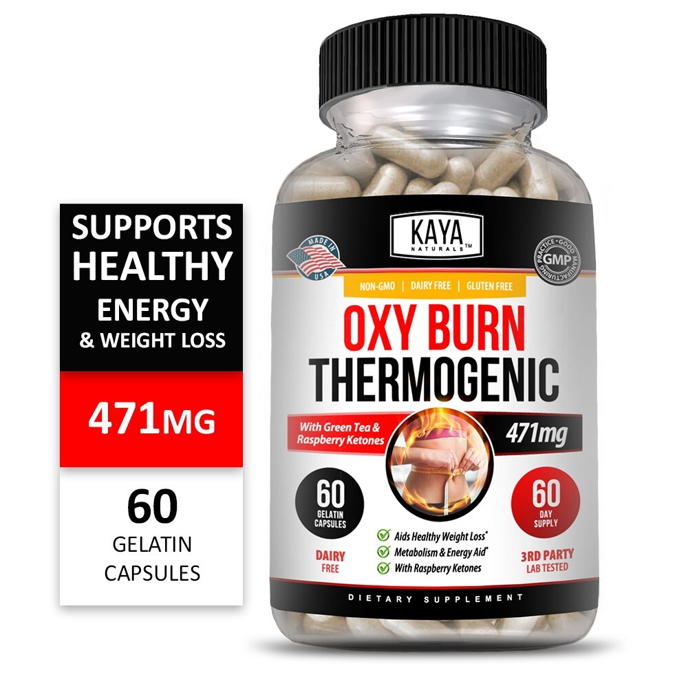 Premium OXY Burn Thermogenic 471mg Appetite Control Weight Loss Fat Burner