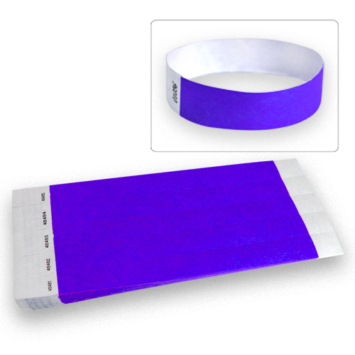 100 3/4”Tyvek Wristbands- Choose Your Color-Bars,Events,Clubs,Security,ArmBands