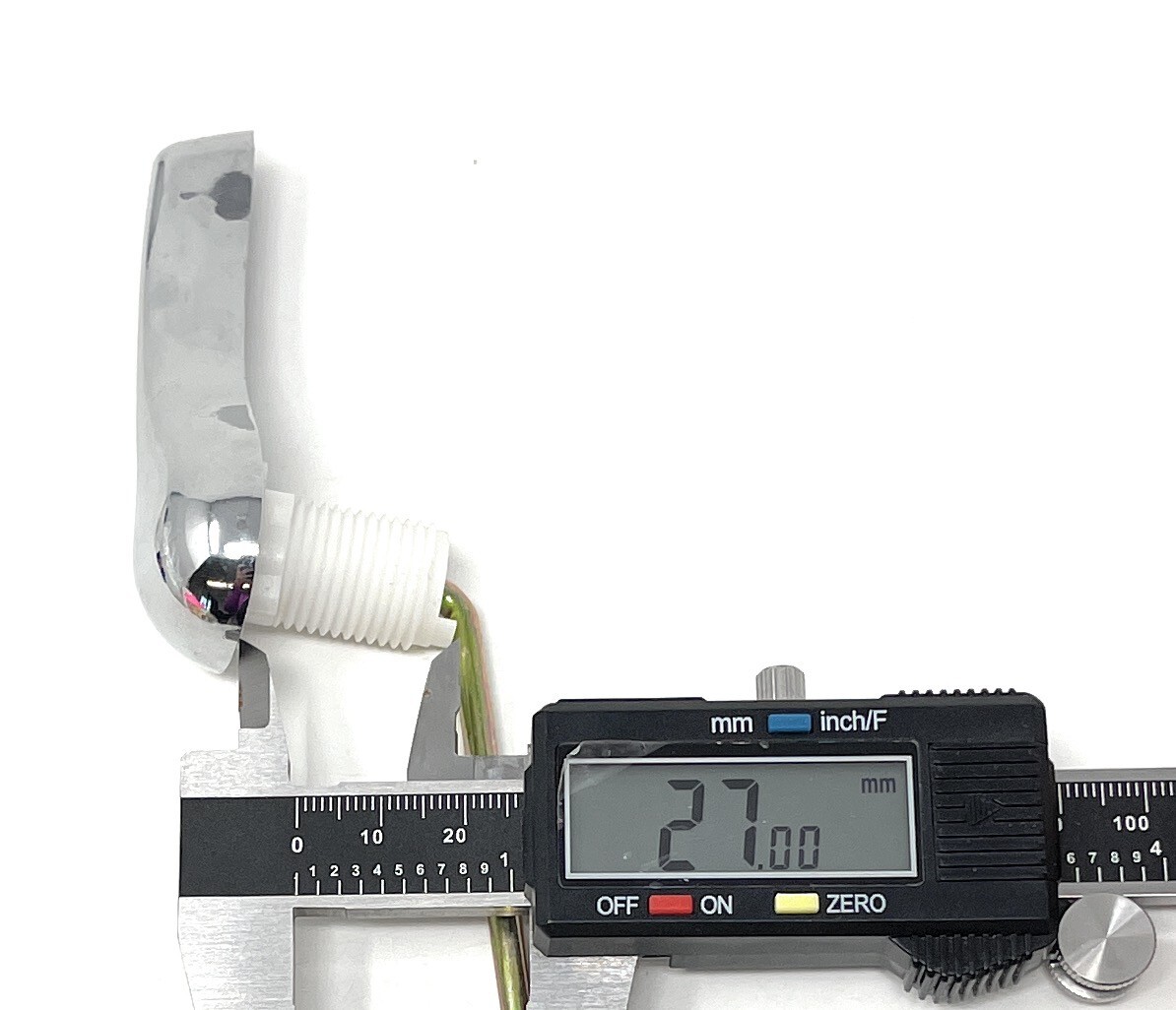 Toilet Tank Flush Lever Front Mount Toilet Handle Replacement kit Chrome Finish