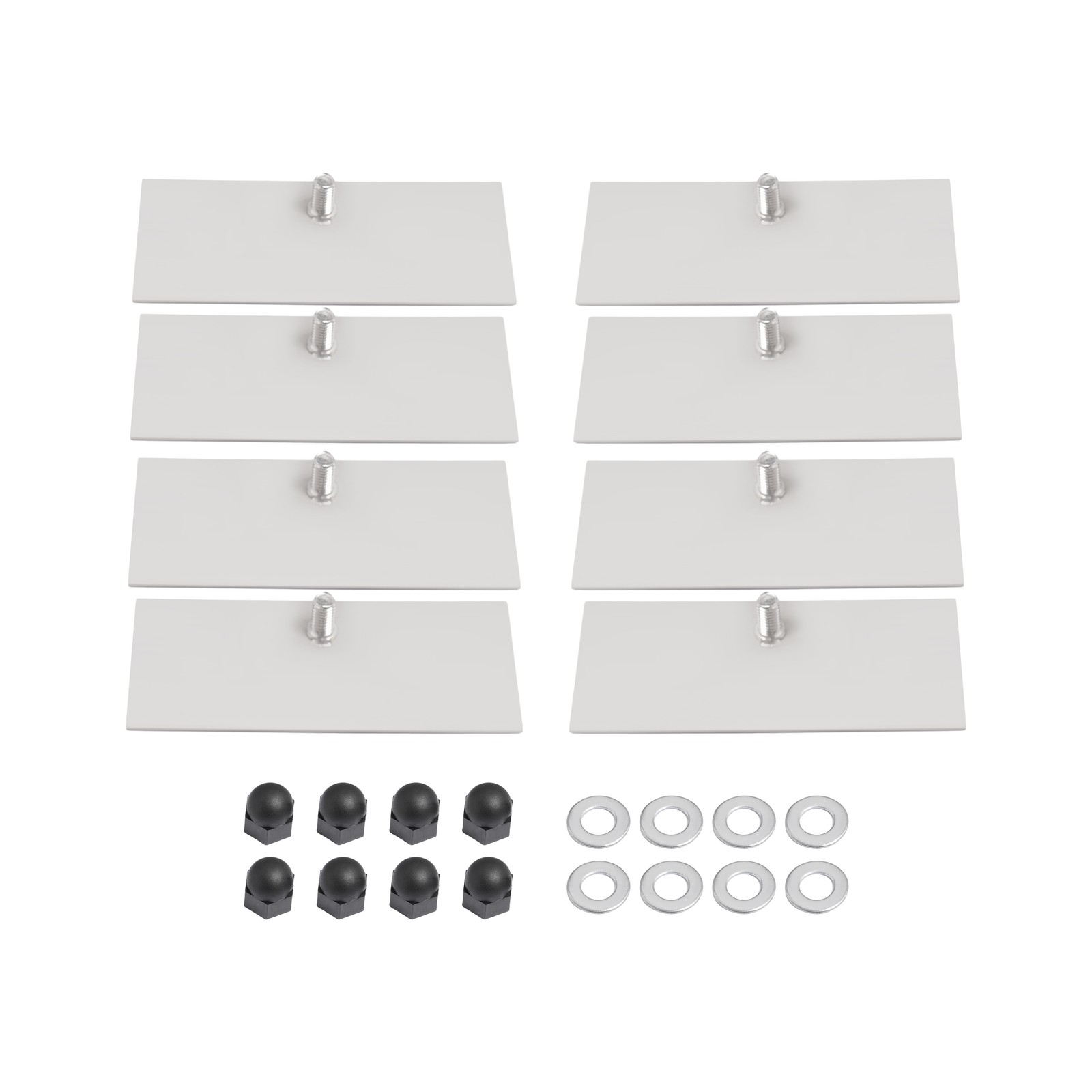 Rear Window Louver Sun Shade For 97-17 Chevy Express GMC Savana 1500 2500 Pair