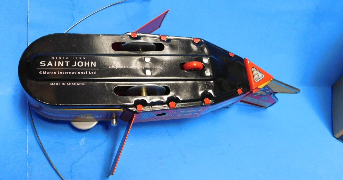 ! SPACE WHALE F.D.C.U 9.3 SAINT JOHN MARXU INT IN CUSTOM BOX RARE *ST