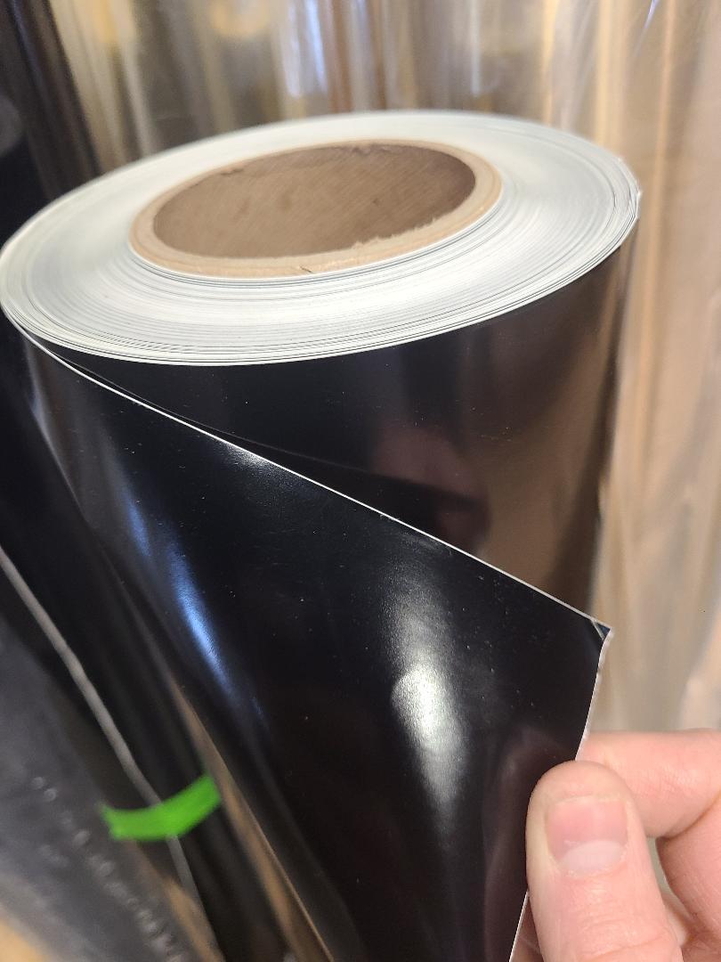 Black Color Sign Vinyl Cut Calendar Self-Adhesive (Like Oracal 651) 5-year Rolls