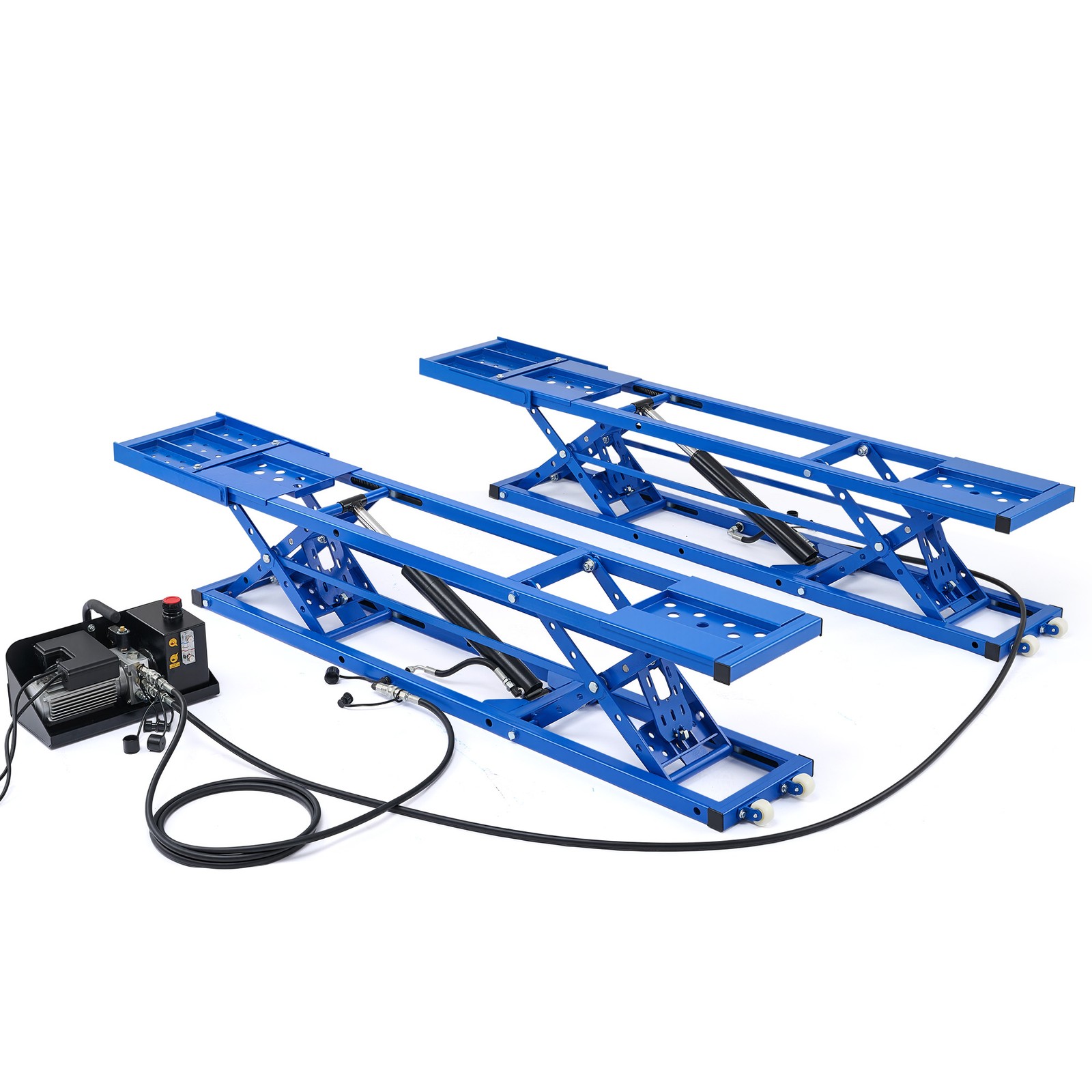 OMT 7000lb Automotive Mid Rise Scissor Auto Car Lift Garage Tool Auto Repair