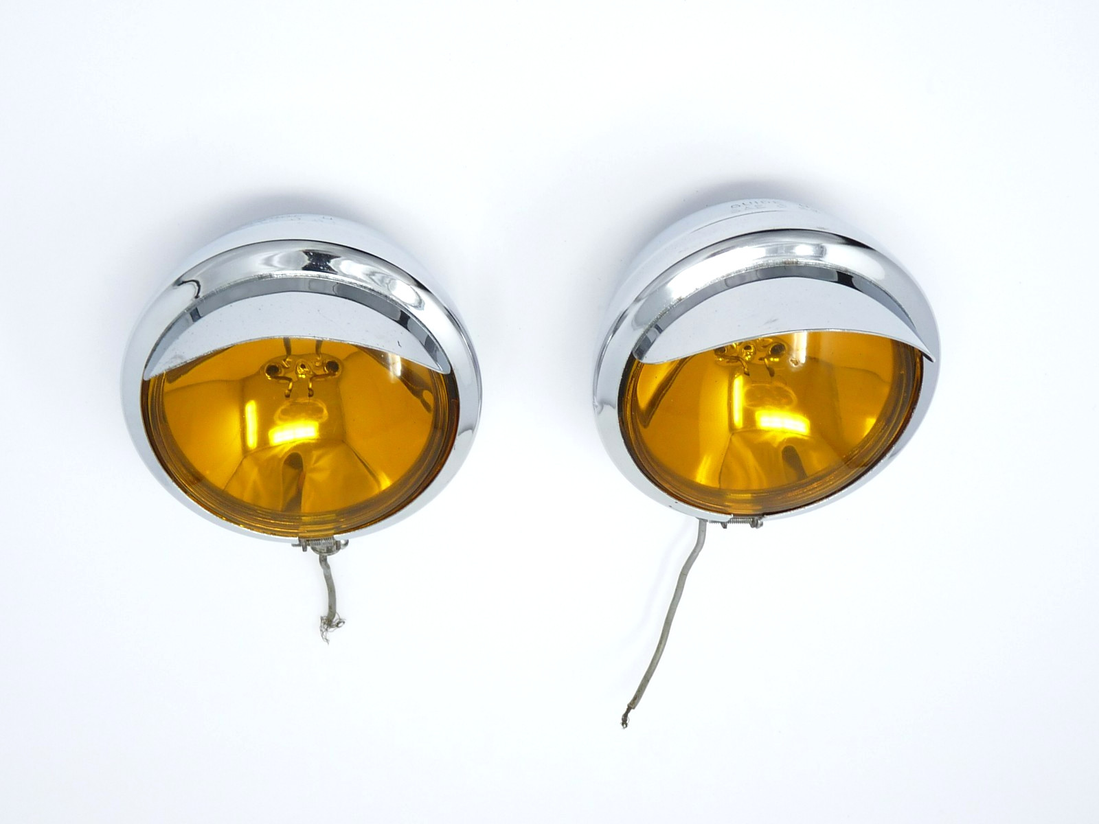 VINTAGE HARLEY DAVIDSON GUIDE 62 PANHEAD AUXILIARY FOG PASSING SPOT LAMPS LIGHTS