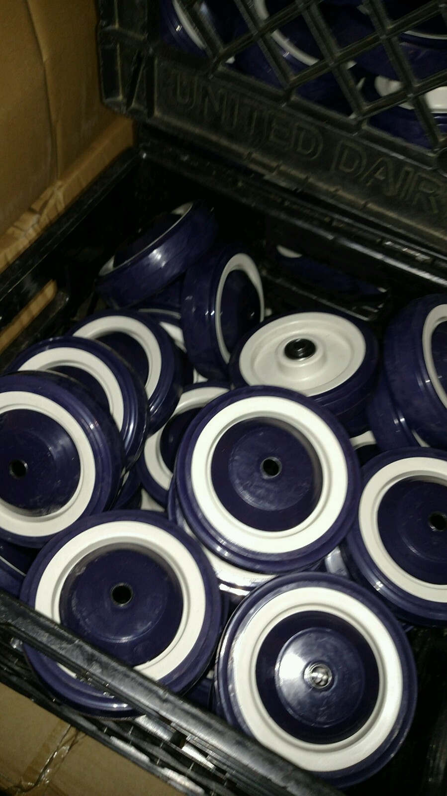 Replacement Shopping Cart Wheel - 4" x 1-1/4" Polyurethane Wheel Only