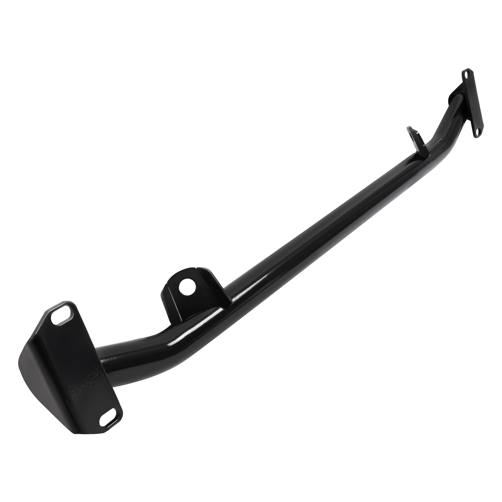 Black Rear Steel Tubular Shock Crossmember Mount For Chevy 150 210 Bel Air 55-57