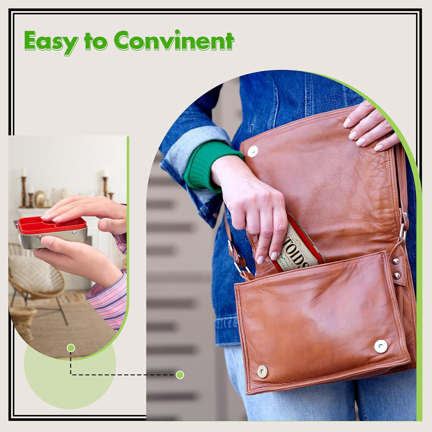 4-Pack Tin Organizer Inserts for Altoids 1.76oz – Dividers for Travel, Pills & M