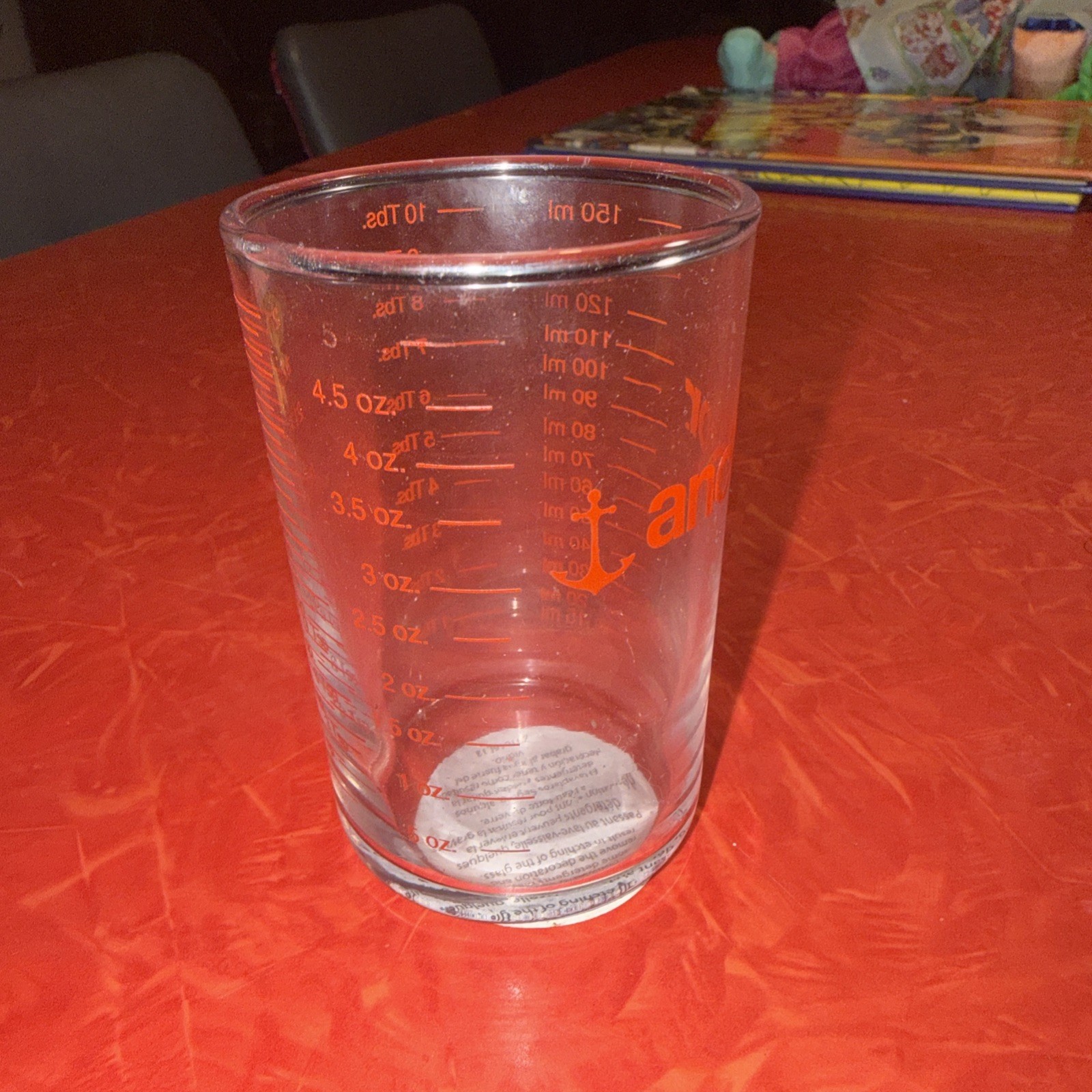 Anchor Hocking 150 ml 5 oz Bar & Kitchen Graduated MEASURING GLASS