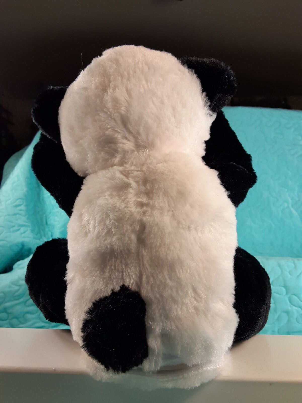 PANDA BEAR Peek A Boo I Love you Battery Operated Plush Arms & Ballown Move