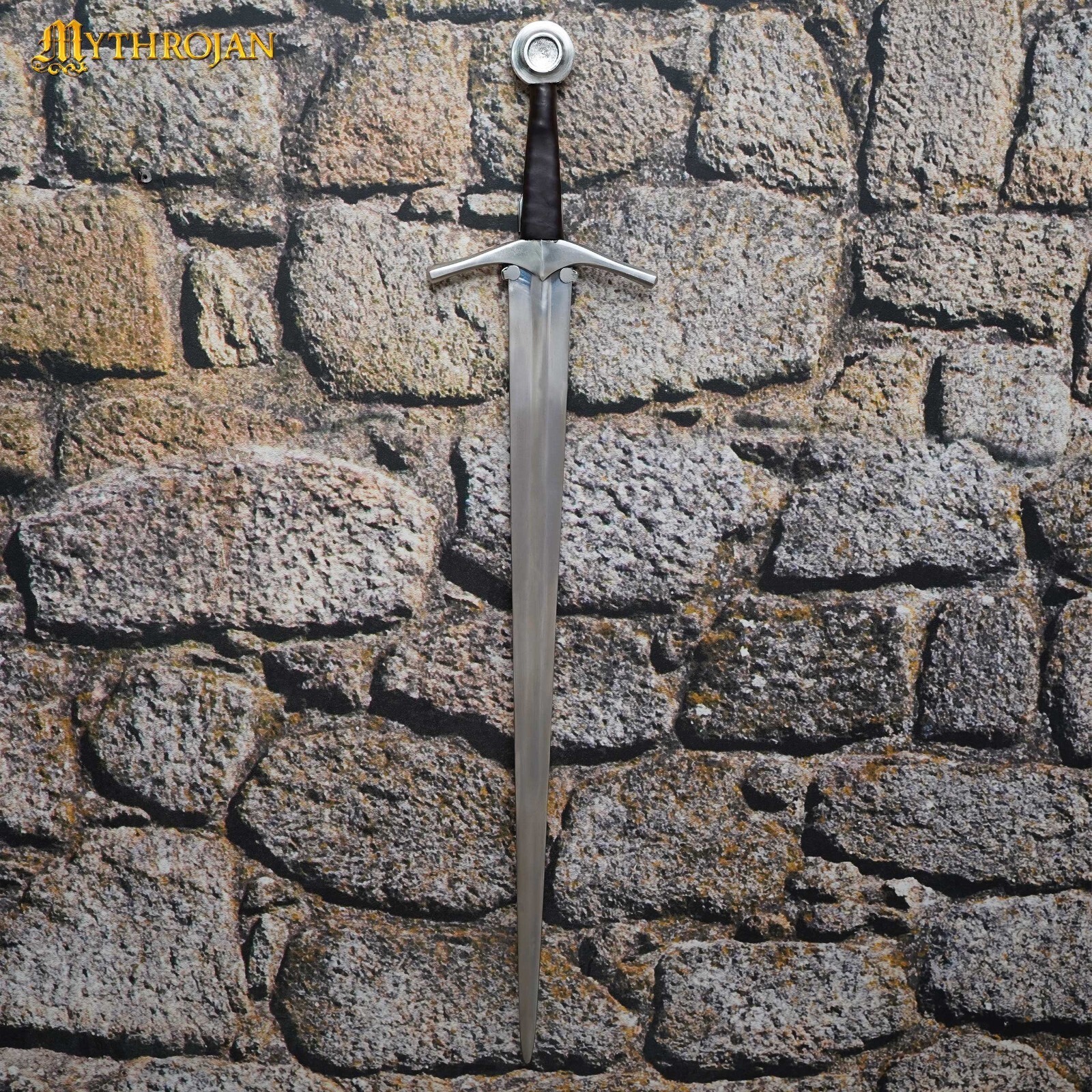 Universal Sword Bowie Knife Dagger Hanger Vertical Wall Mount Holder Set of 2