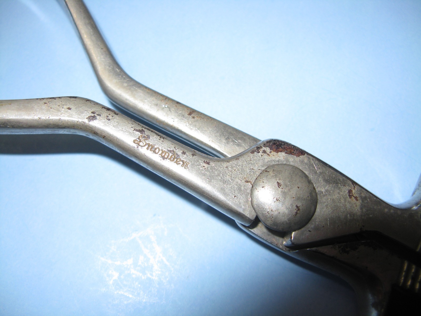 Obstetrical Forceps, Ebony Handled, Snowden