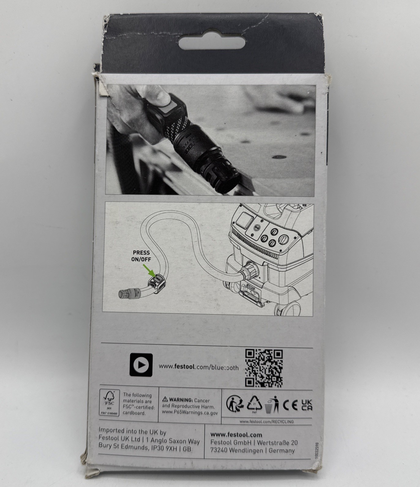 Festool CT-F I Bluetooth Dust Extractor Remote CLEANTEC Black Made In Germany