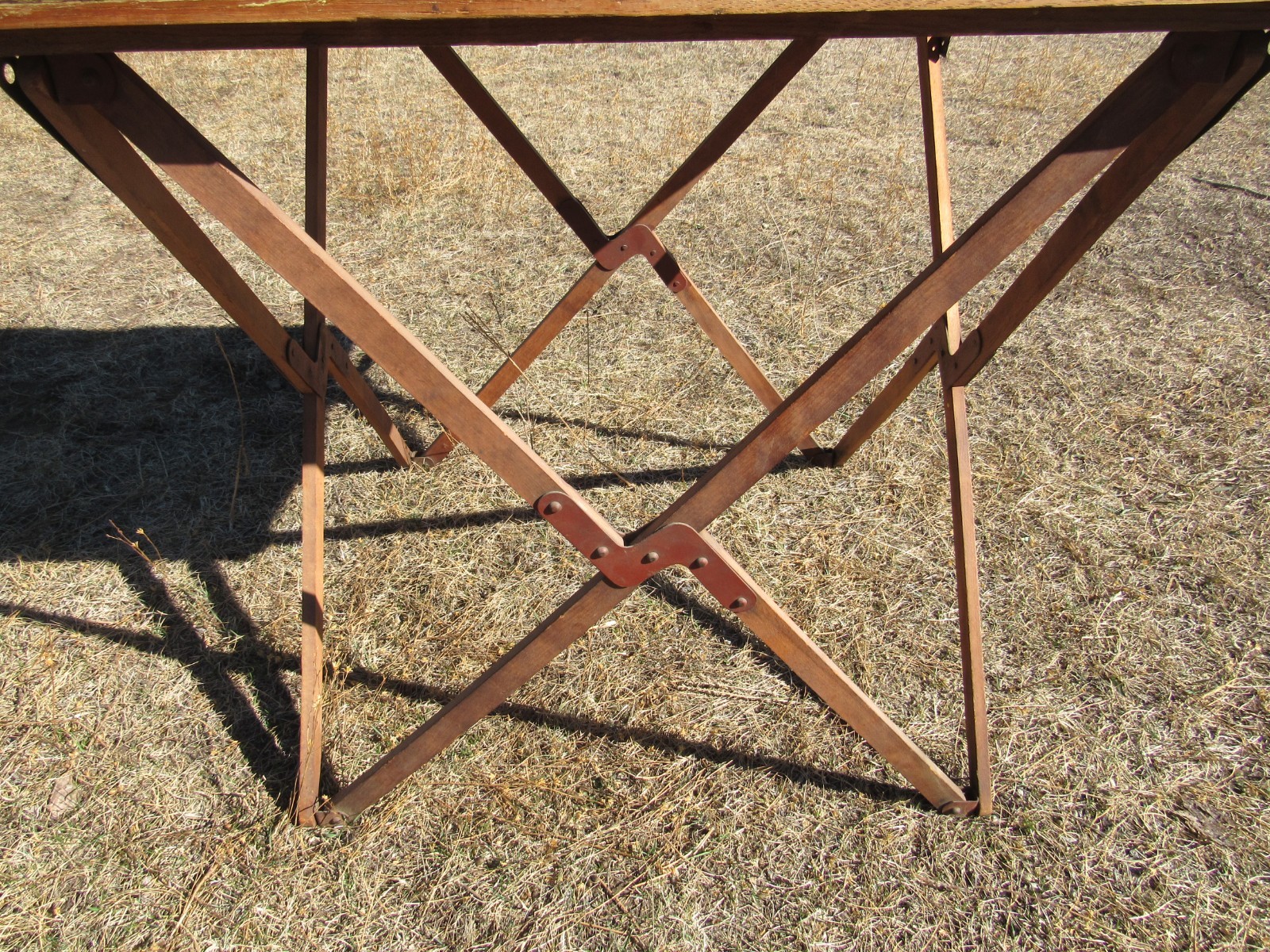 Civil War Original Officers Campaign Folding Mess Table 1860s