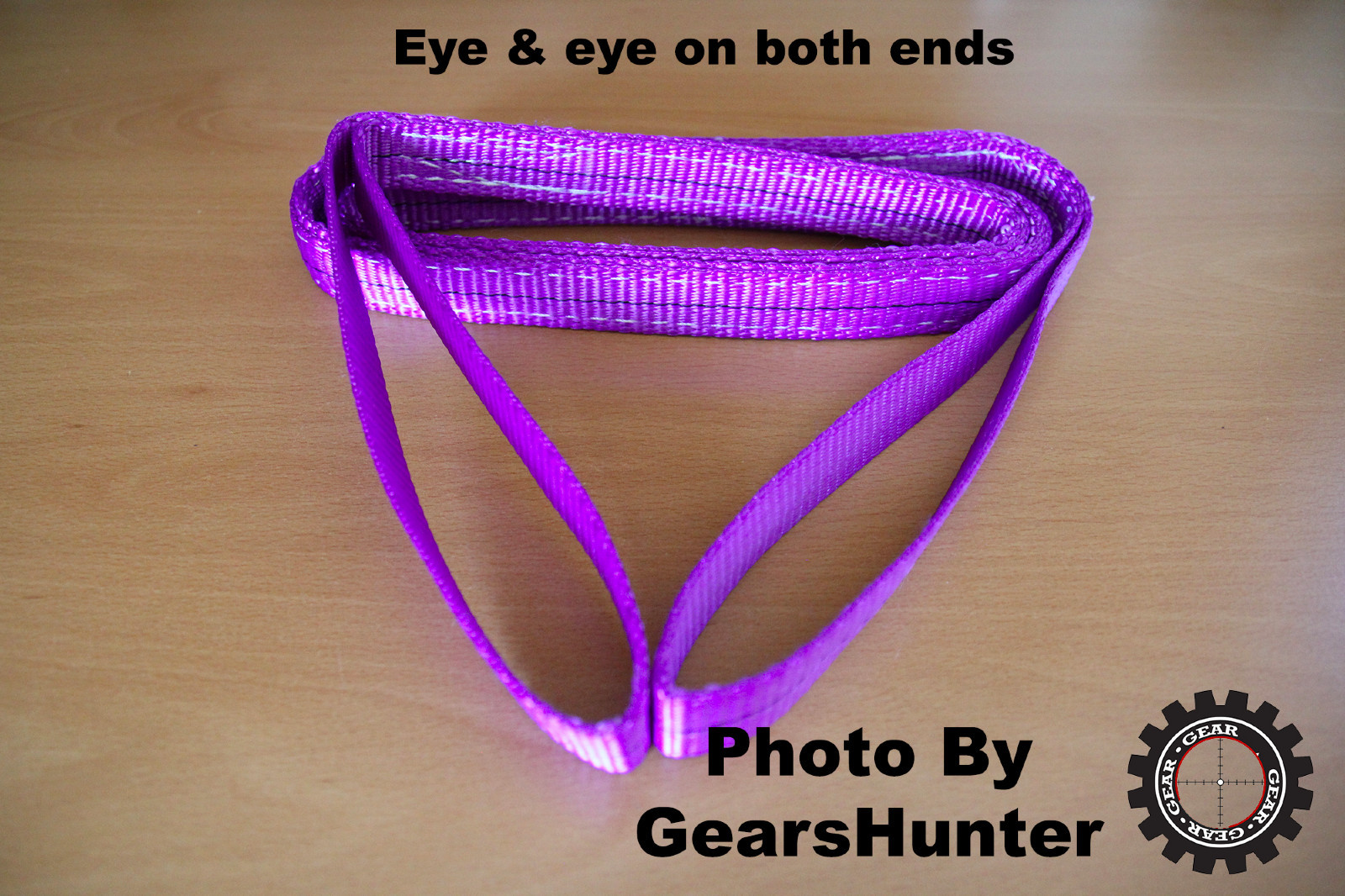 1" (Various Length) 2-Ply Nylon Web Sling Lift Tow Strap Heavy Duty 11000LBS