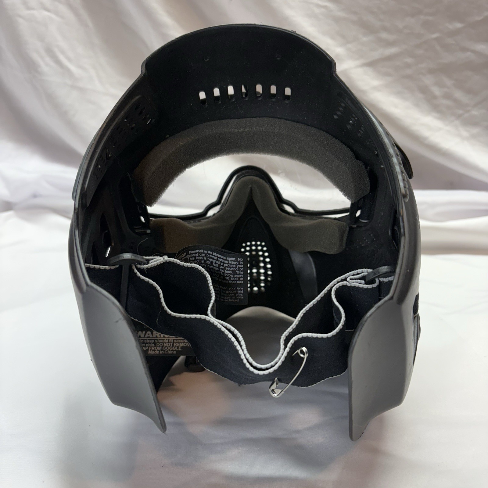 JT Paintball Mask Goggles w/ Visor Full Face Black Paintball Airsoft