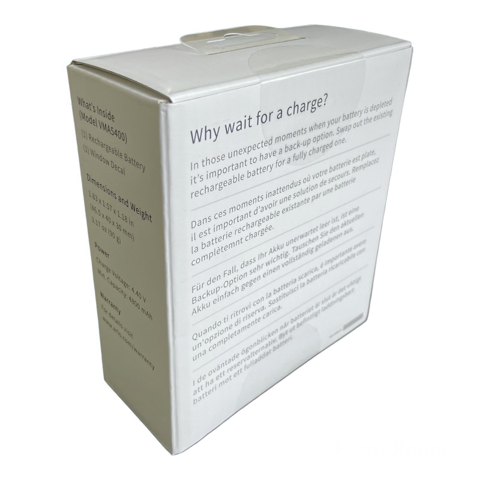 Arlo VMA5400-10000S Rechargeable Battery for Pro 3 4 5S Ultra 2 Security Cameras