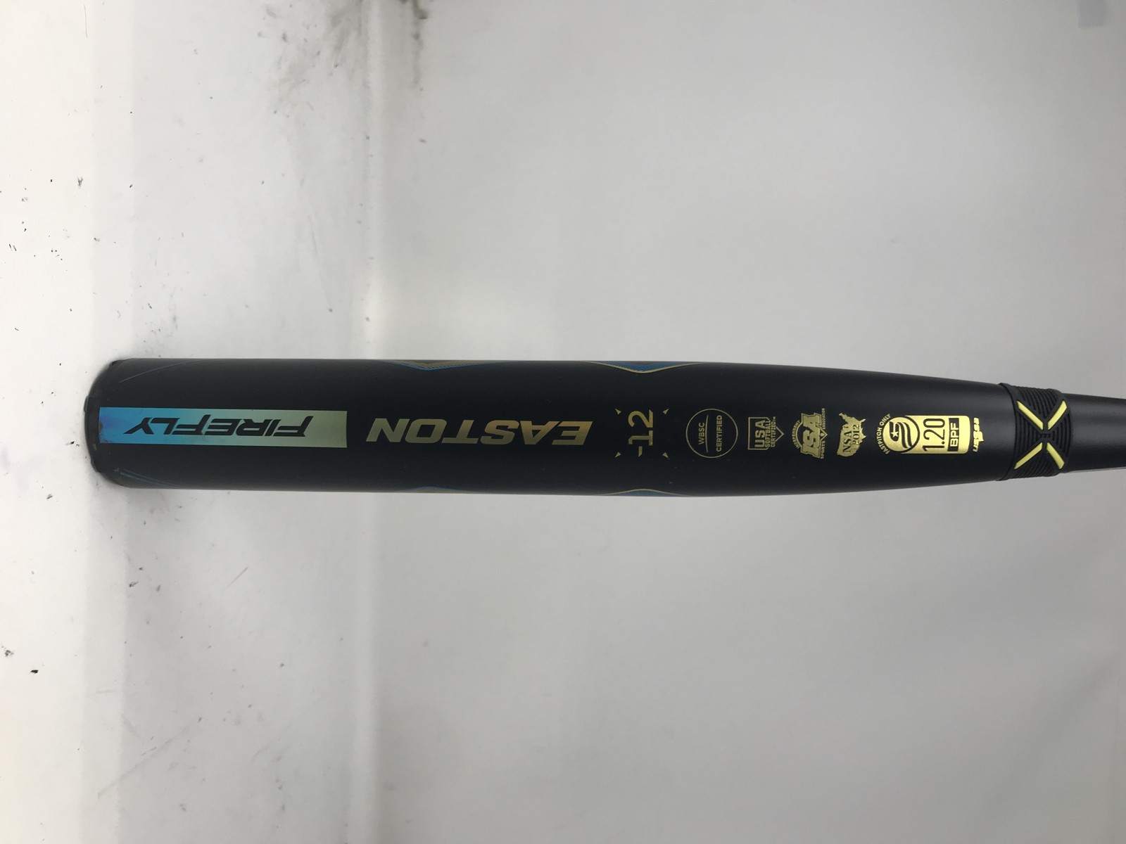 Used Easton Firefly Fastpitch Softball Bat -12 Drop 2 Pc. 29/17 Blk/Gld