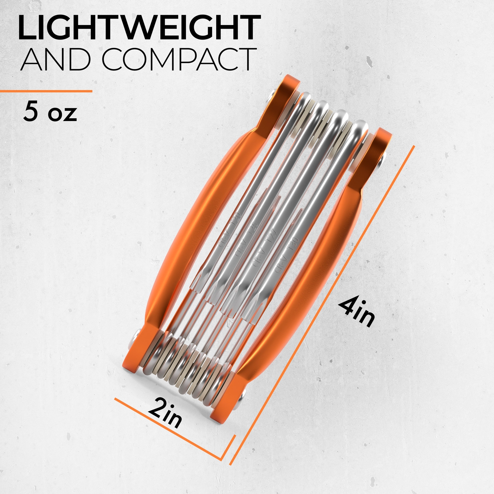 10pc Folding Security Star Set | Tamper Proof Torx Set
