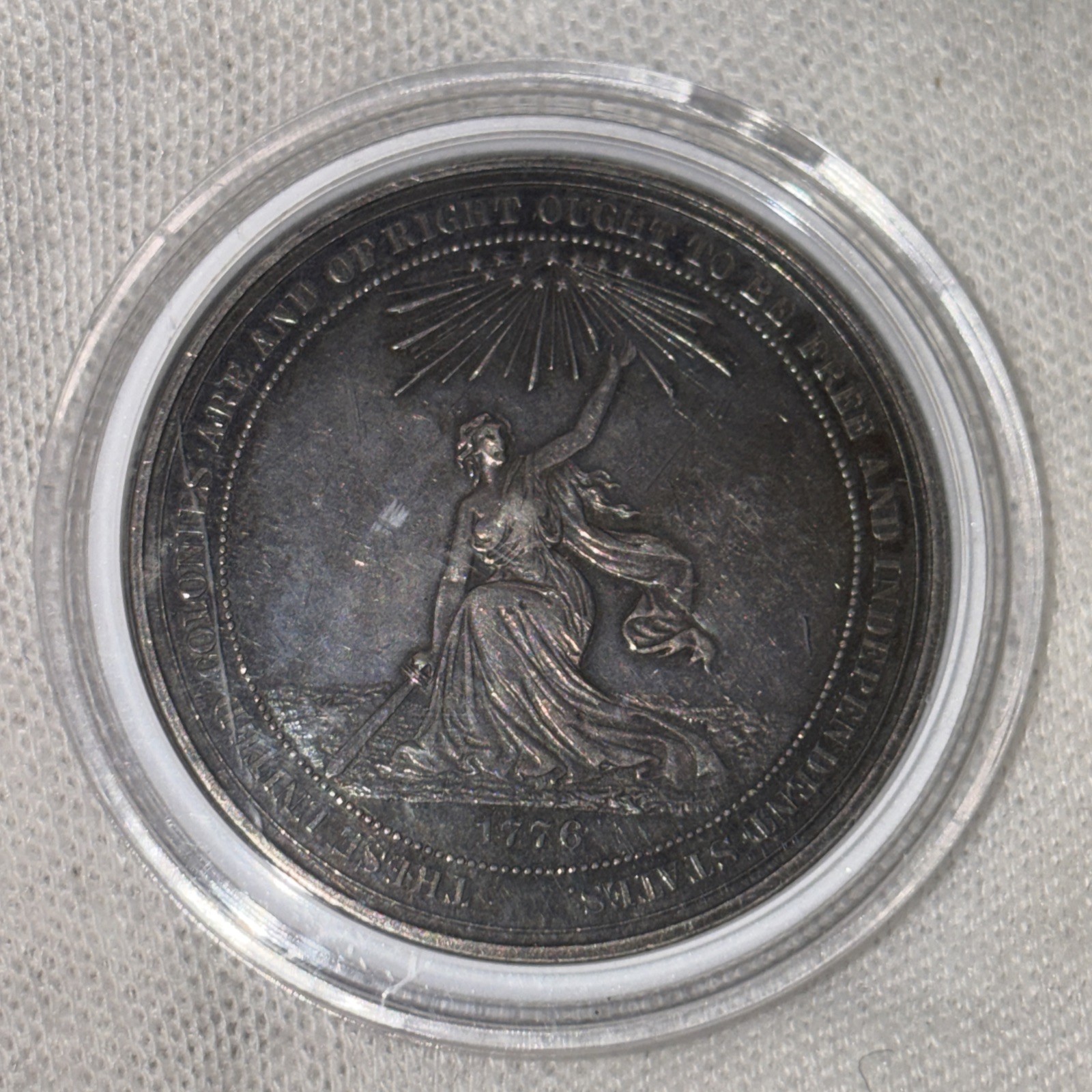 HK-20, 1876 U. S. Centennial Exposition Official Medal, Silver