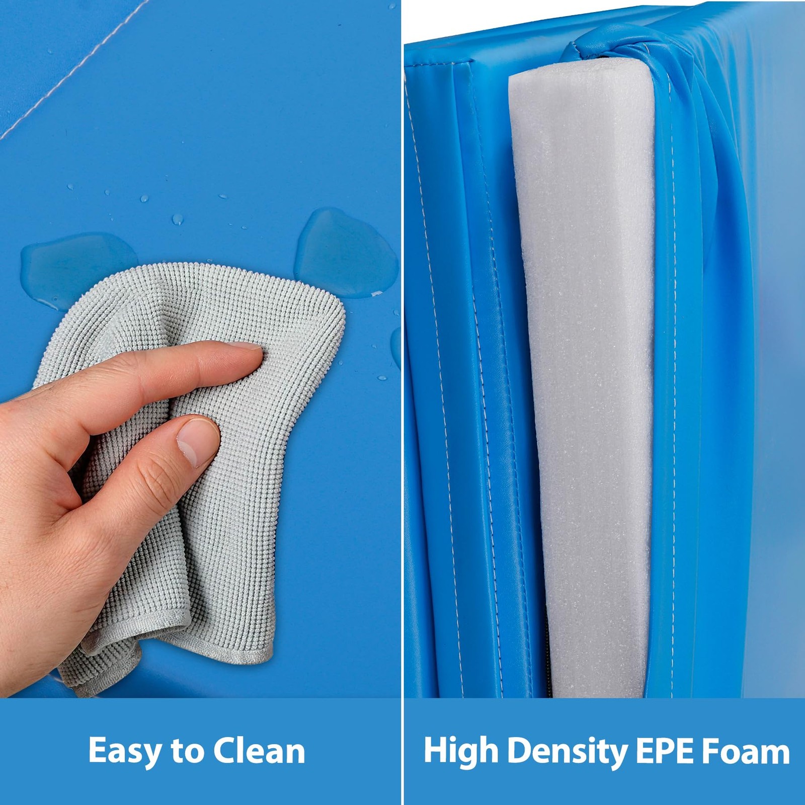 2.2 Inch Thick Tri-fold Folding Gym Mat for Yoga MMA Home Workout